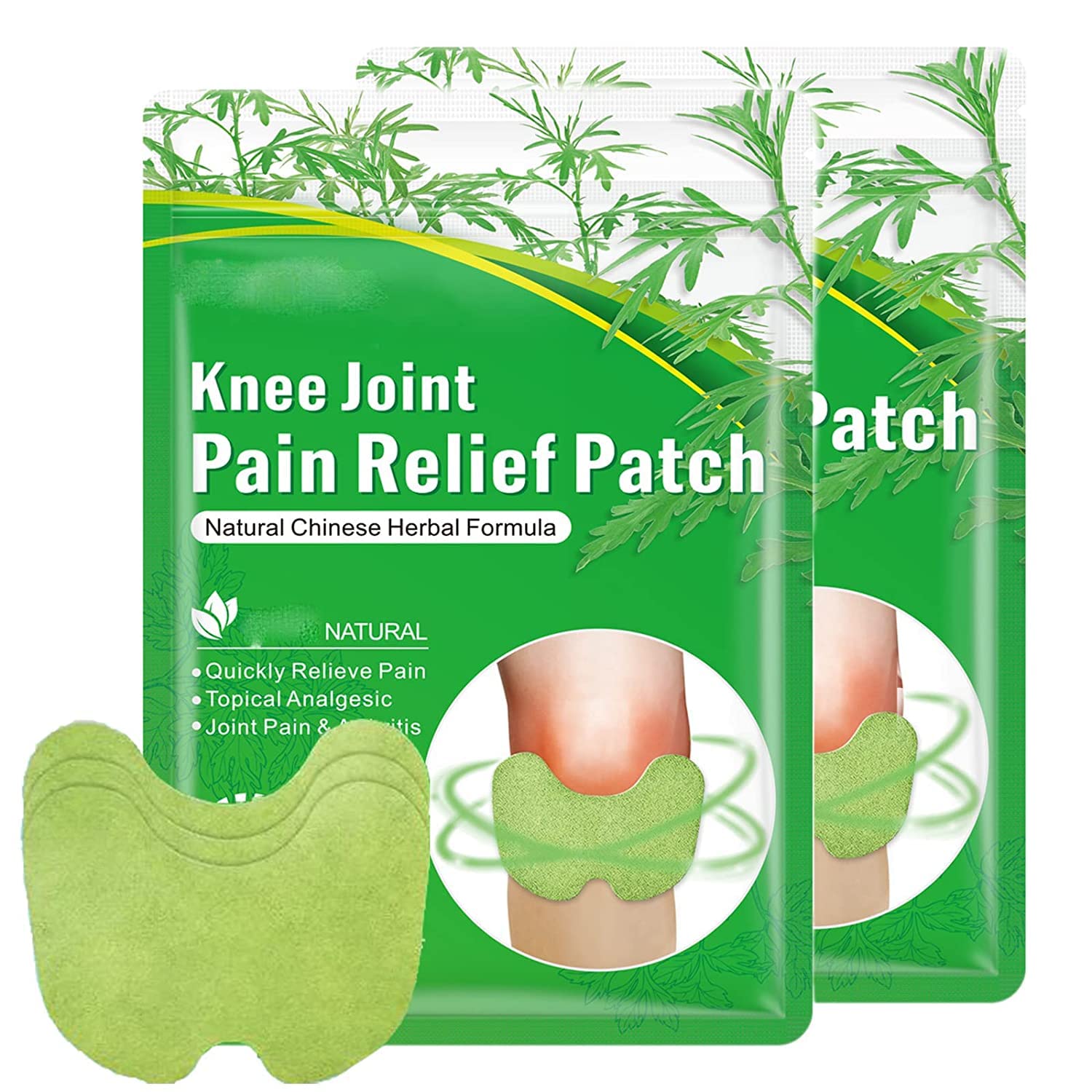 Knee Pain Relief, Wormwood Knee Patch, Thermal Patch For Back Pain