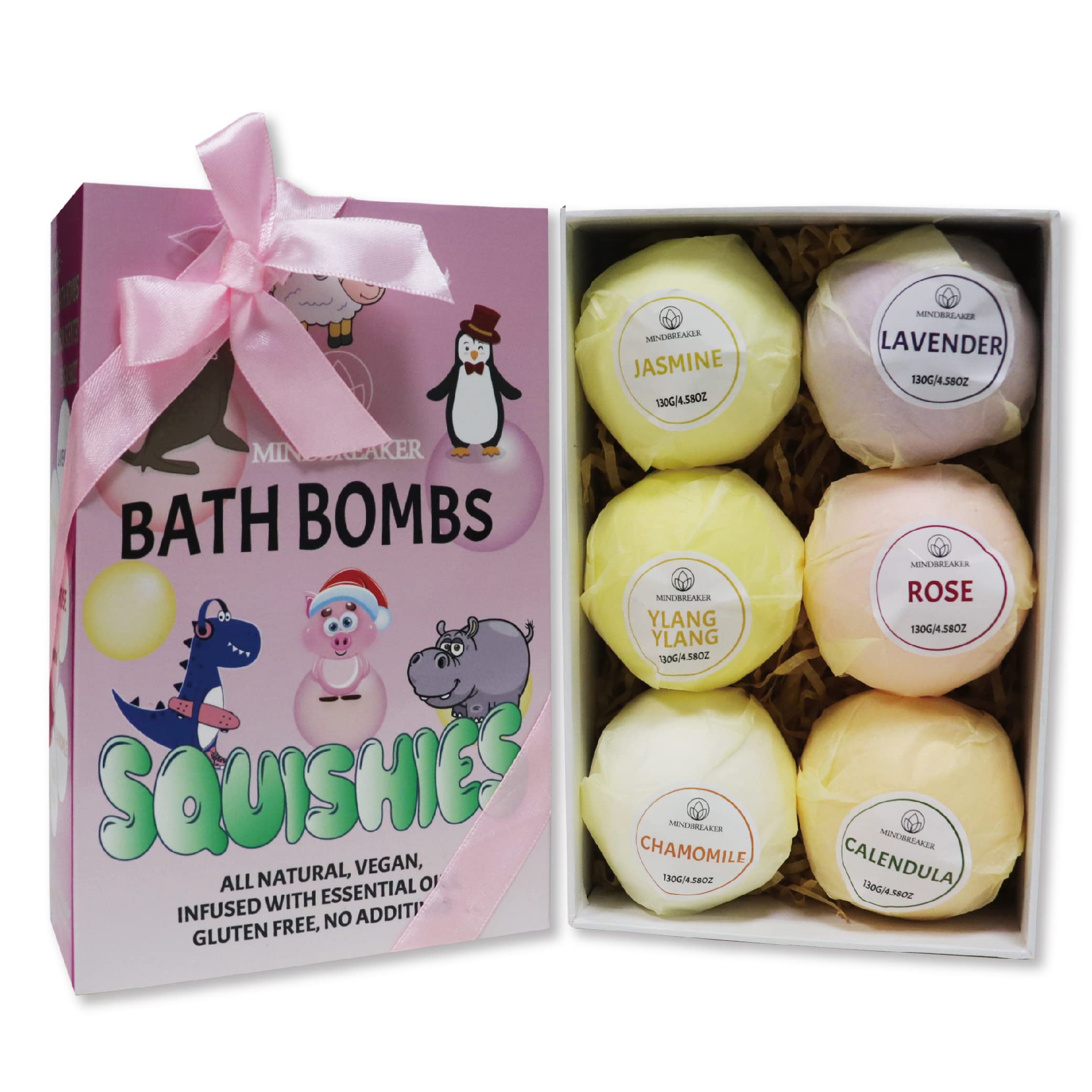 Toy Bath Bombs 6 PK Toy Inside Bath Bombs Toy Bath Bombs for Kids