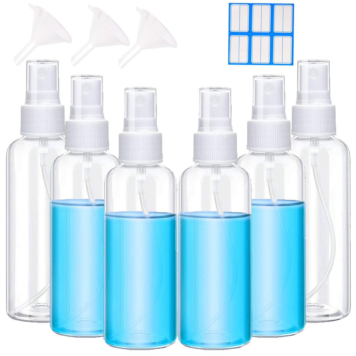 Mini Spray Bottles, 2oz/50ml Small Spray Bottle, Plastic Travel