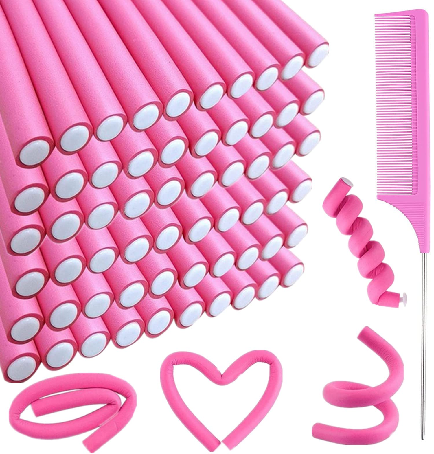 Foam hair outlet rods