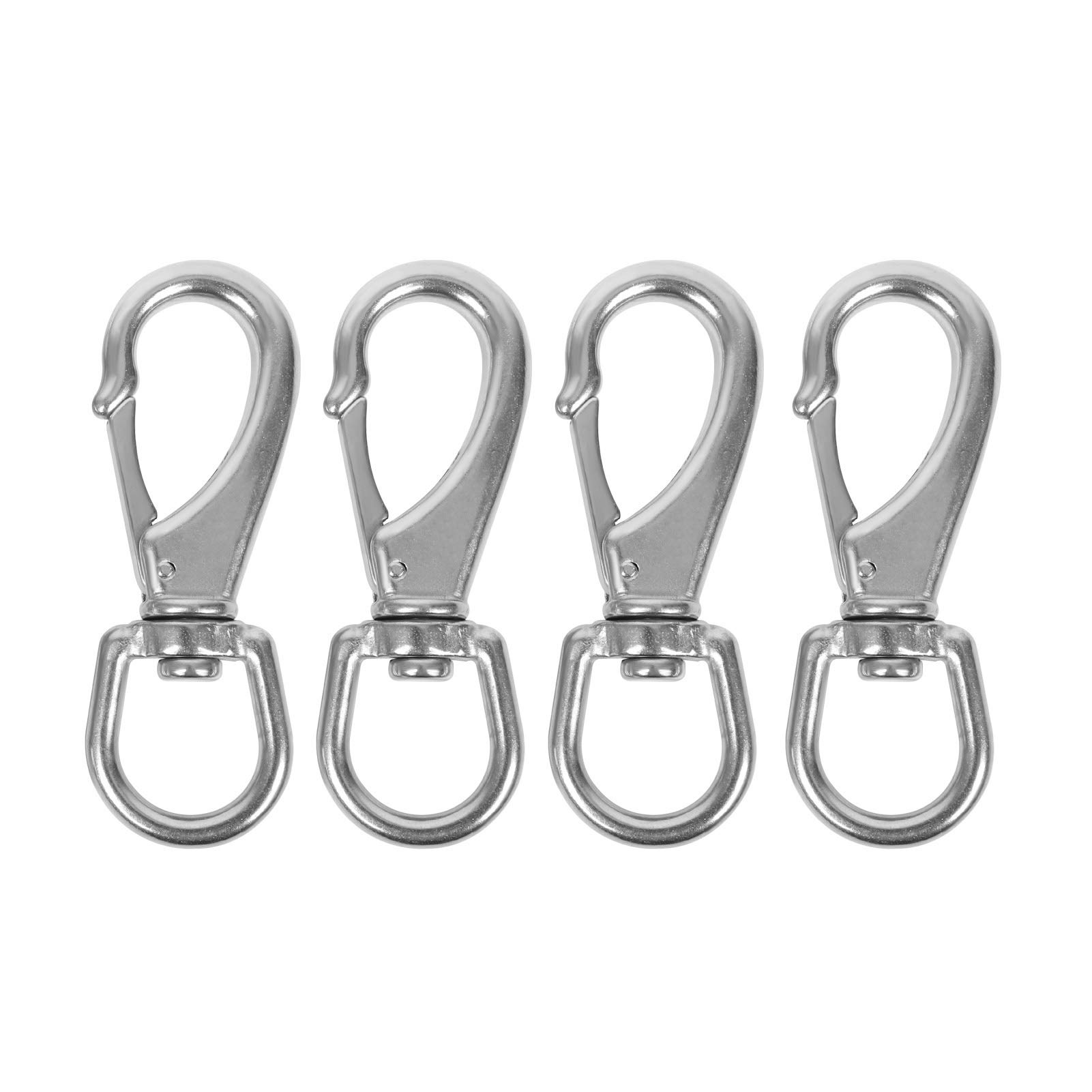 ARTISHION Stainless Steel Swivel Eye Snap Hooks Marine Boat Hardware Spring  Buckle for Pet Chains Keychains