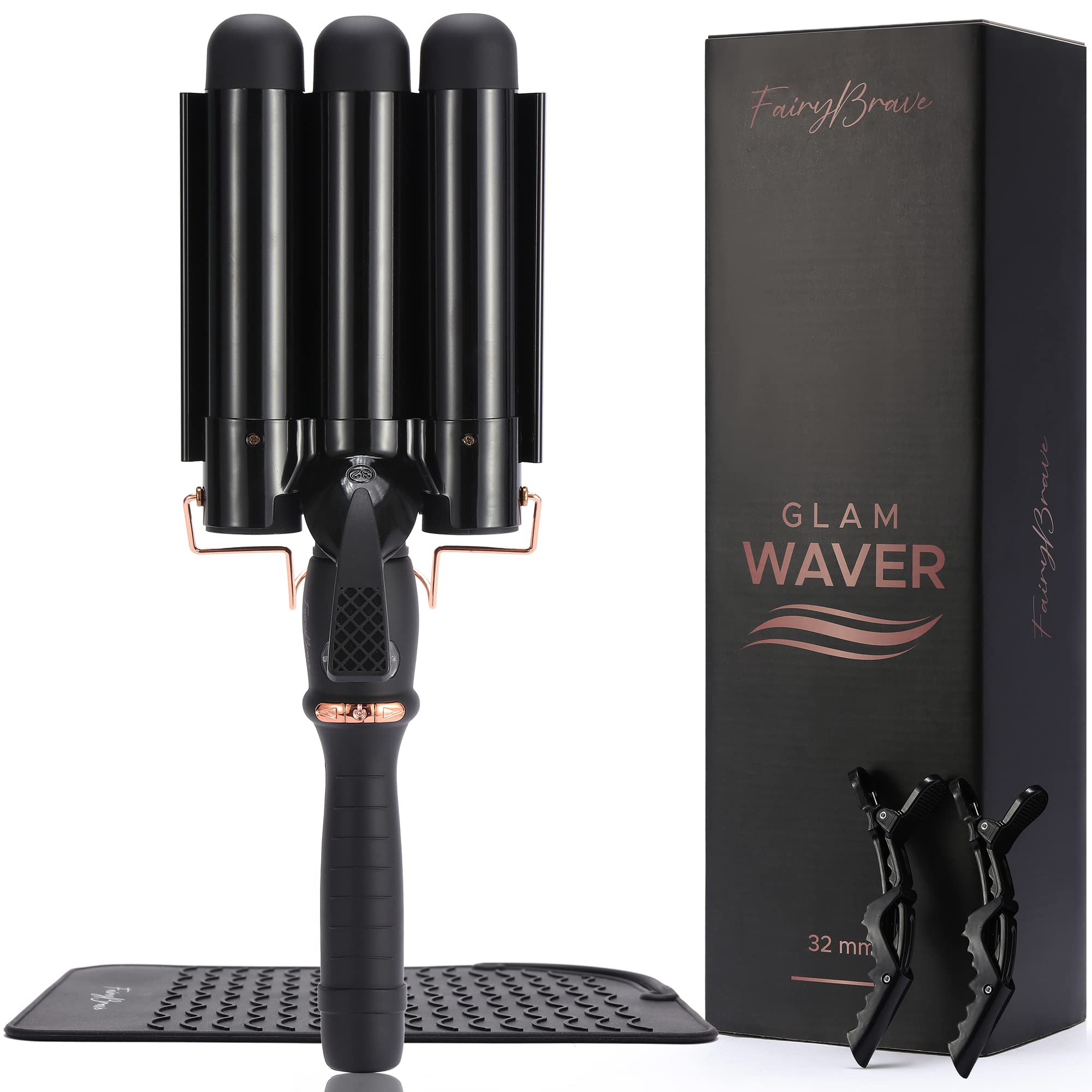 Glam wave curling iron sale