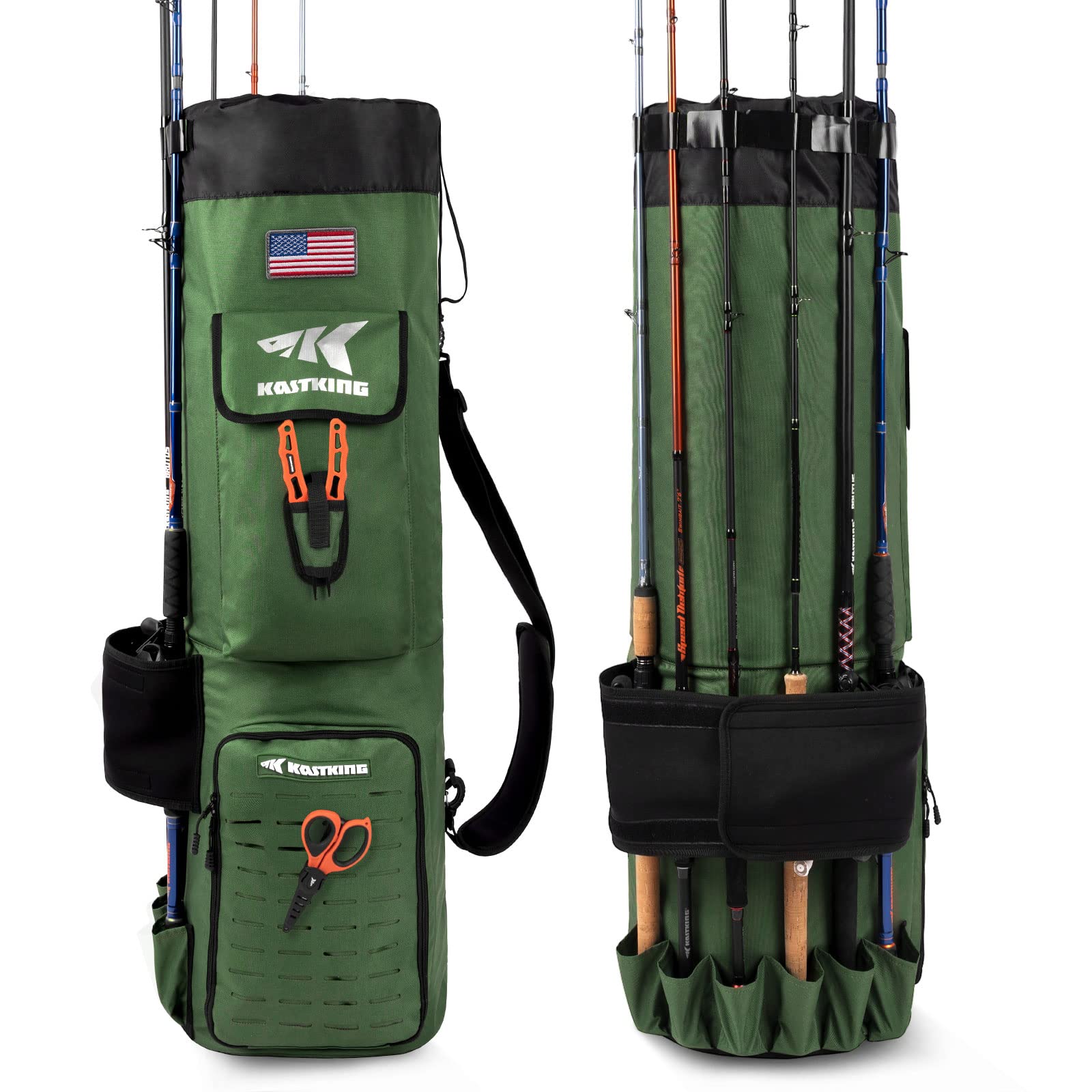 Buy KastKingKarryall Fishing Tackle Backpack with Rod Holders 4