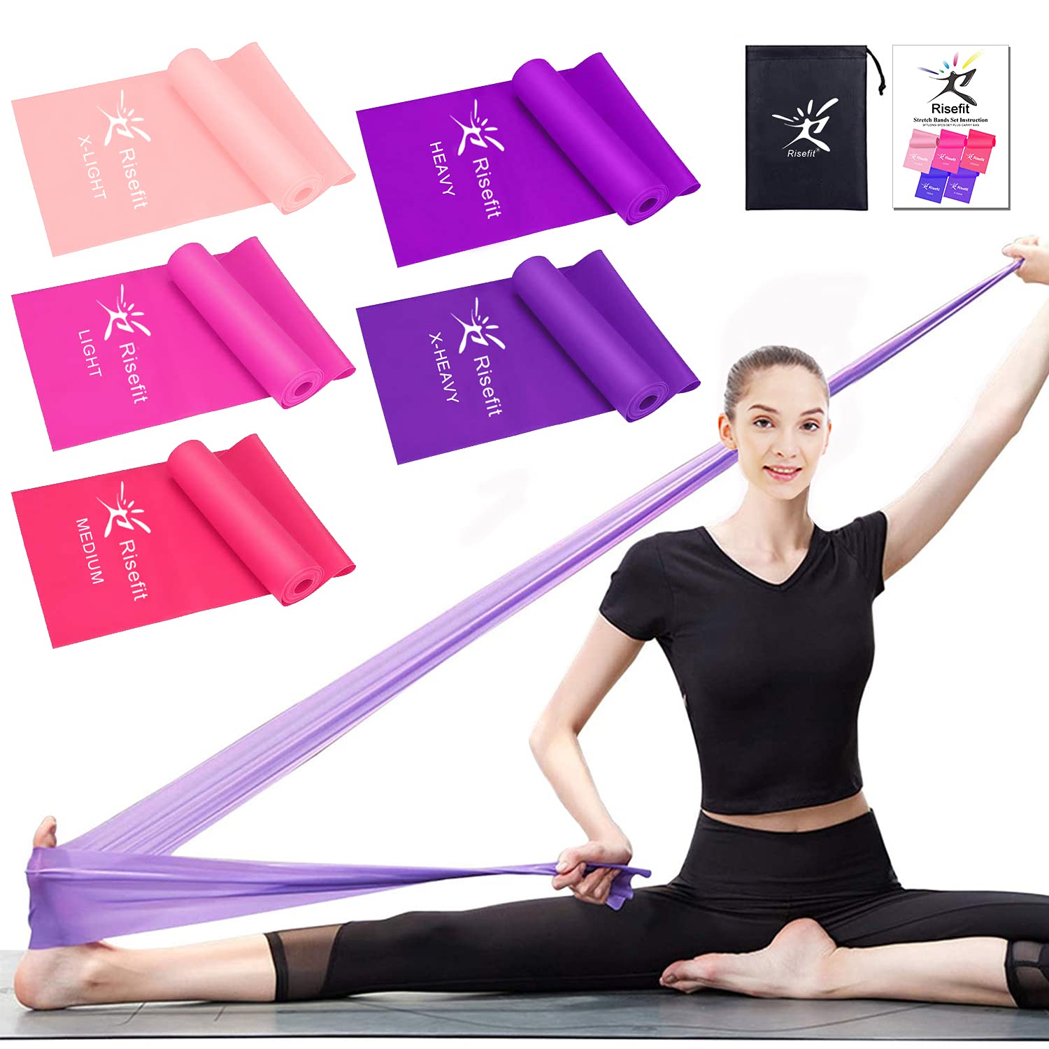 Exercise Band For Physical Therapy - Resistance Stretching Strength Yoga  Band