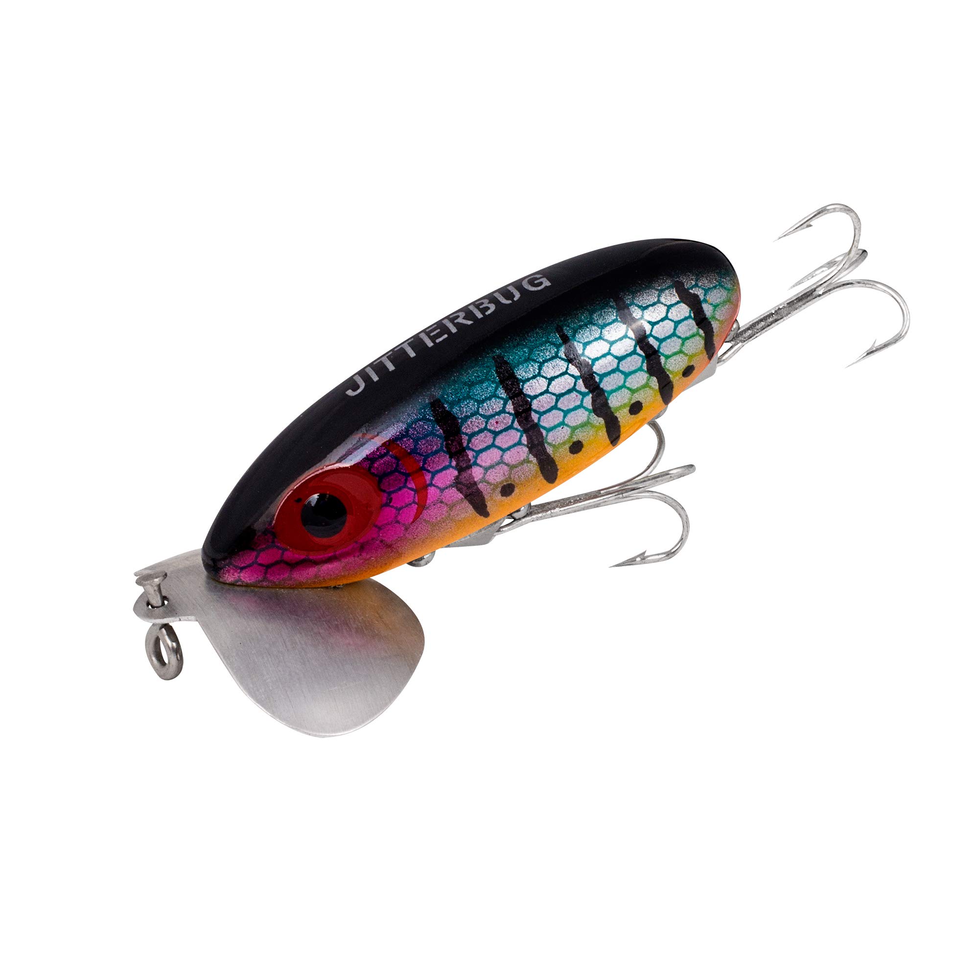  Arbogast Jitterbug Topwater Bass Fishing Lure - Excellent  For Night Fishing, Yellow, G600