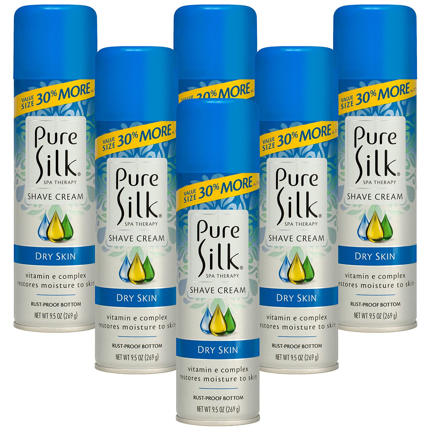 Pure Silk Dry Skin Treatment Spa Therapy Shave Cream