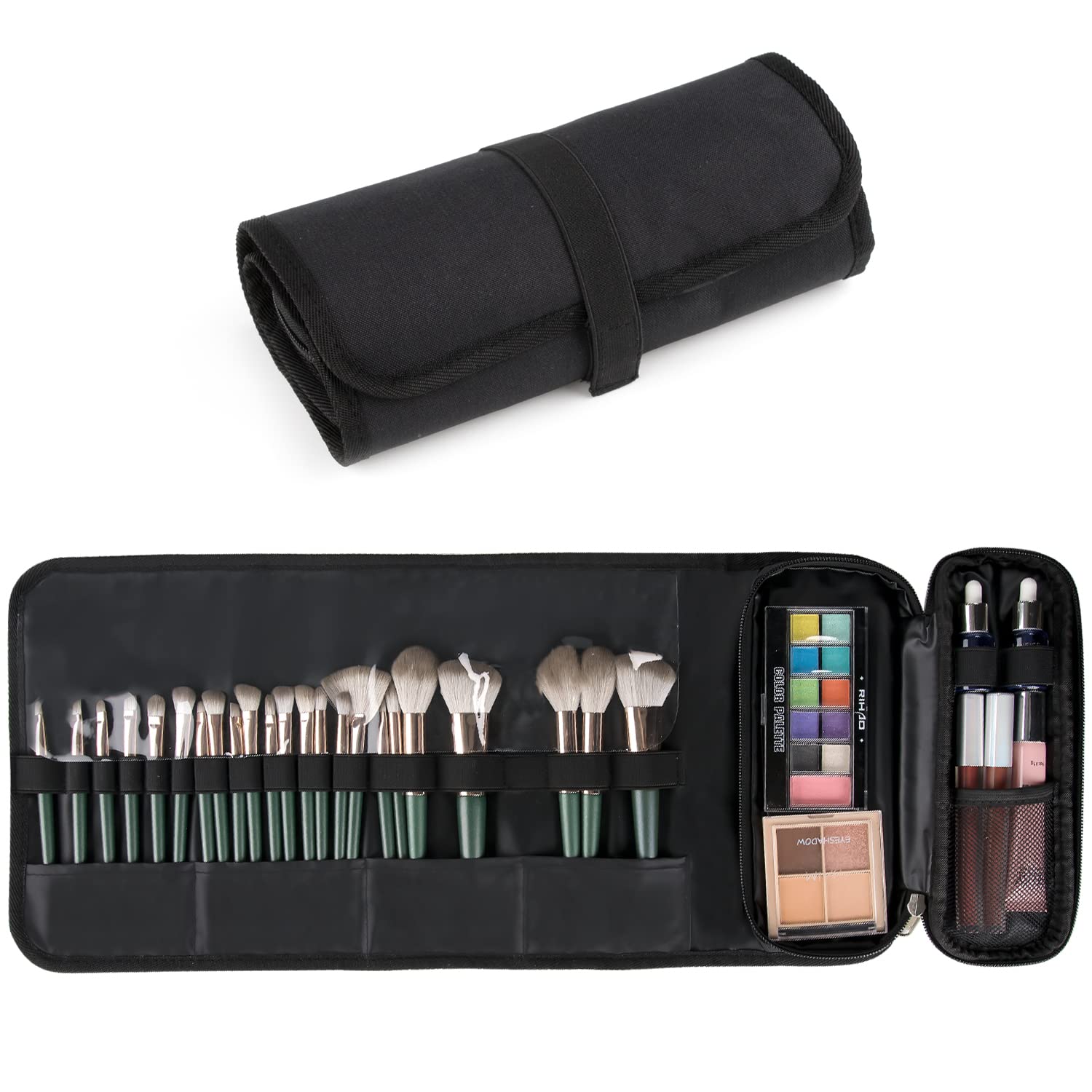 Makeup Brush Rolling Case Makeup Brush Bag Pouch Holder Cosmetic