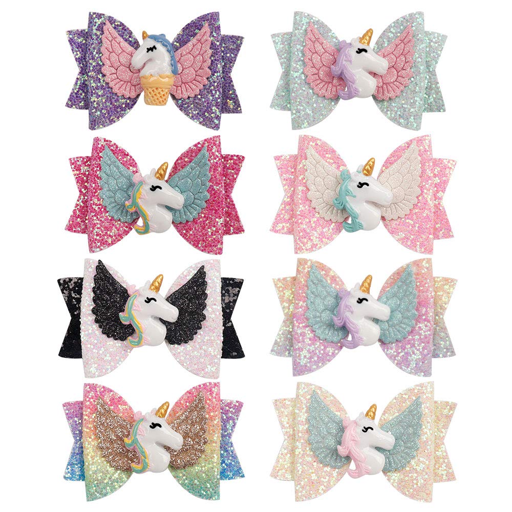 1pc Sweet Glitter Bows Hair Clip for Children, Girls Hair Accessories,$1.99,free returns&free ship,Polyester,Temu