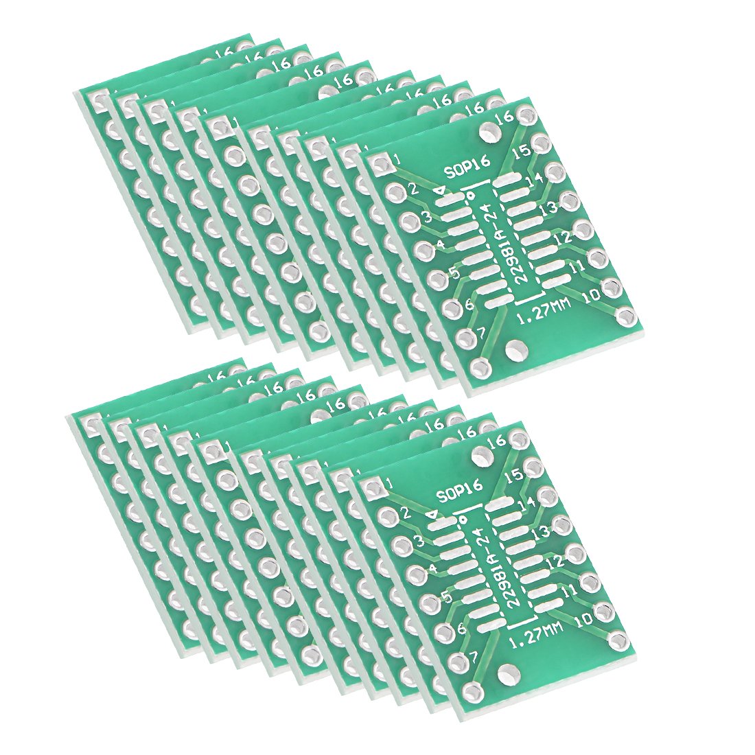 Uxcell Ssop Pin Sop Pin To Dip Adapter Pcb Board Surface Mounted Devices