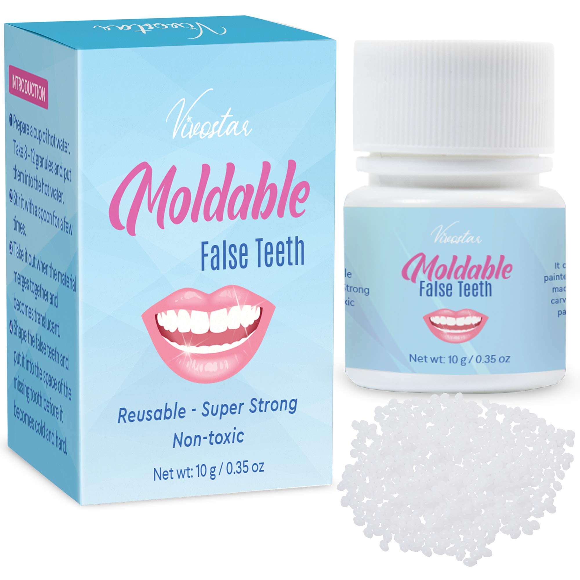 Moldable False Teeth