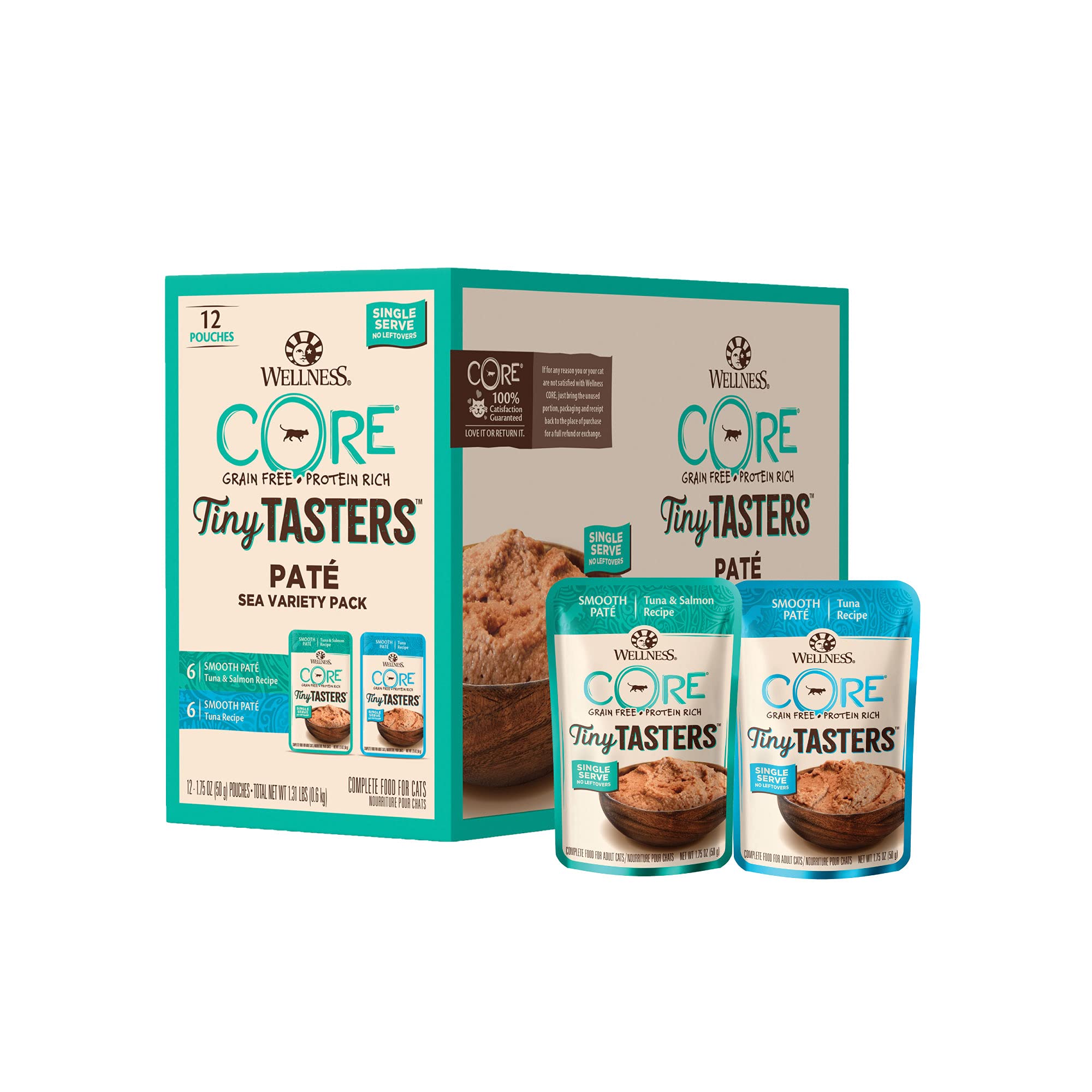 Wellness CORE Tiny Tasters Wet Cat Food Complete Balanced