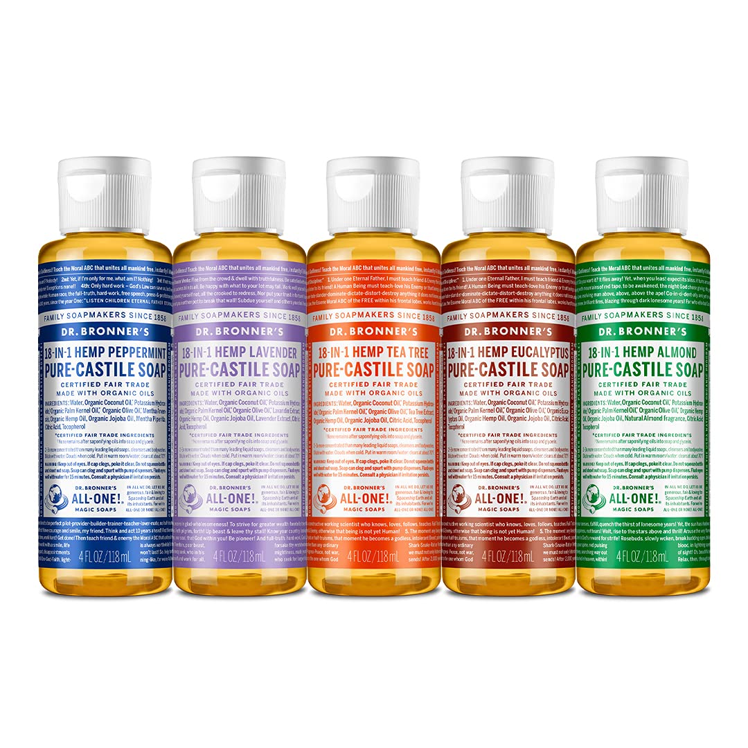 Dr. Bronner's Magic Soaps All-One Hemp Lavender Pure-Castile Soap