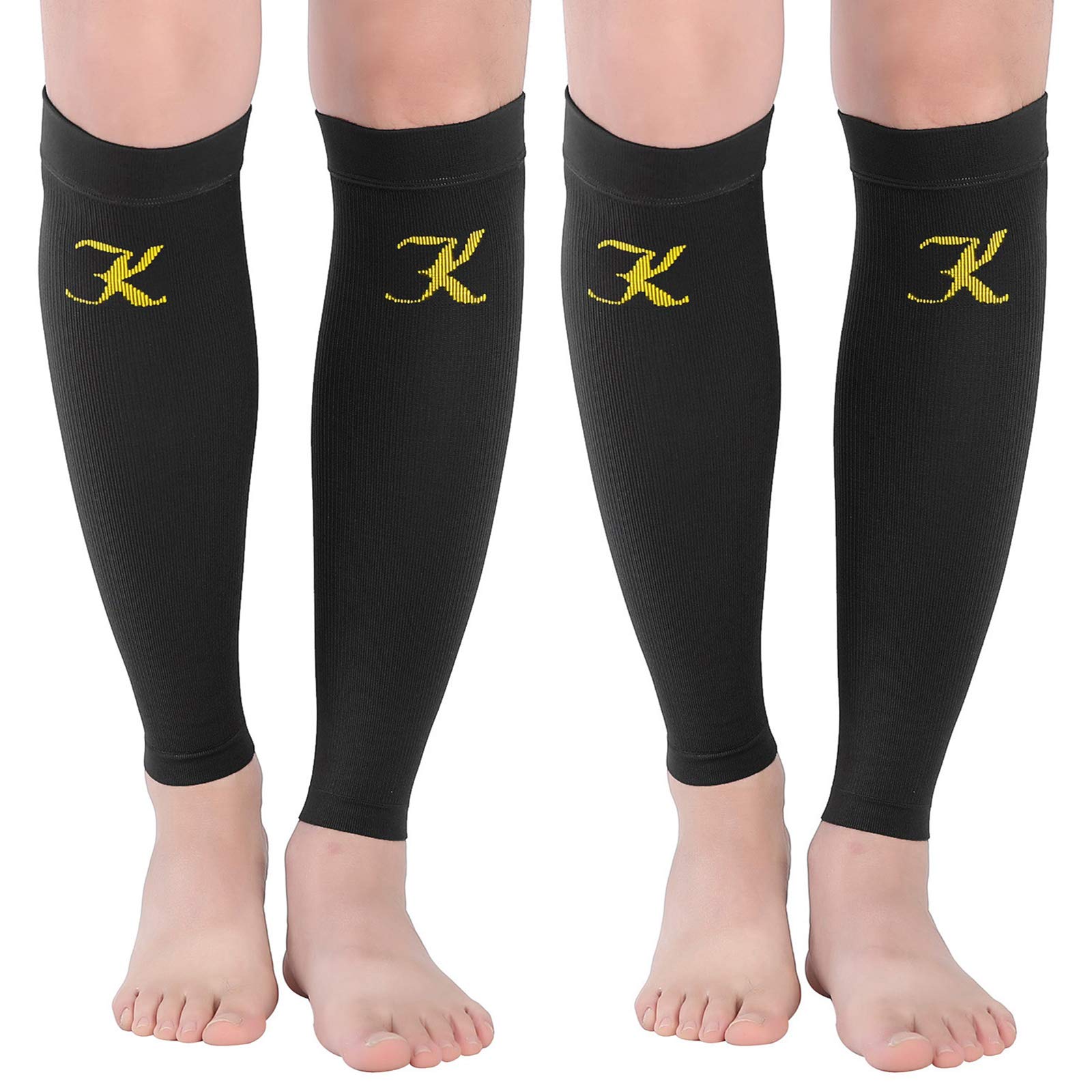 1Pair Compression Calf Sleeves (20-30mmHg) for Men & Women