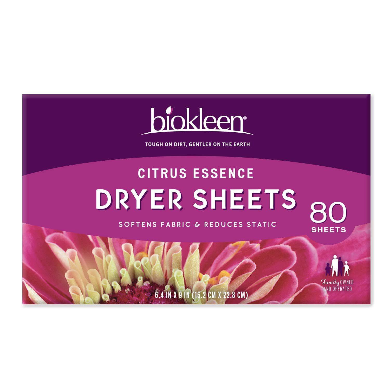 Biokleen Fragrance Free Dryer Sheets - 80 ct