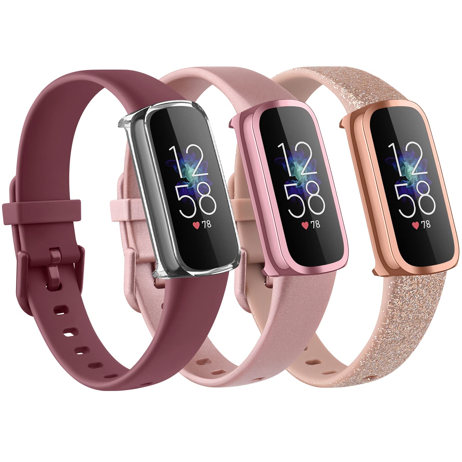 Fitbit women's cheap watch rose gold