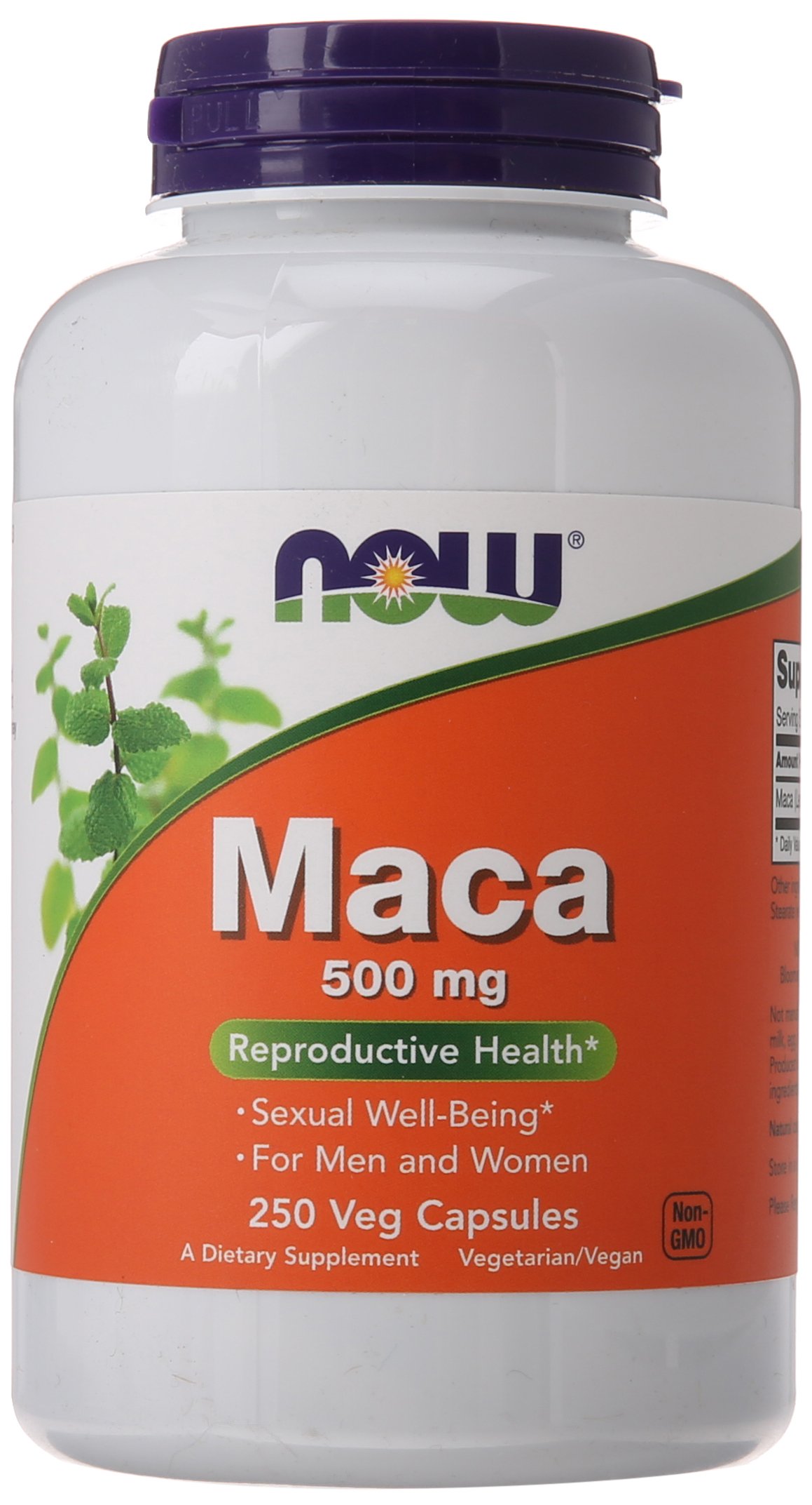 Now Foods Maca 500 mg 250 Veg Capsules