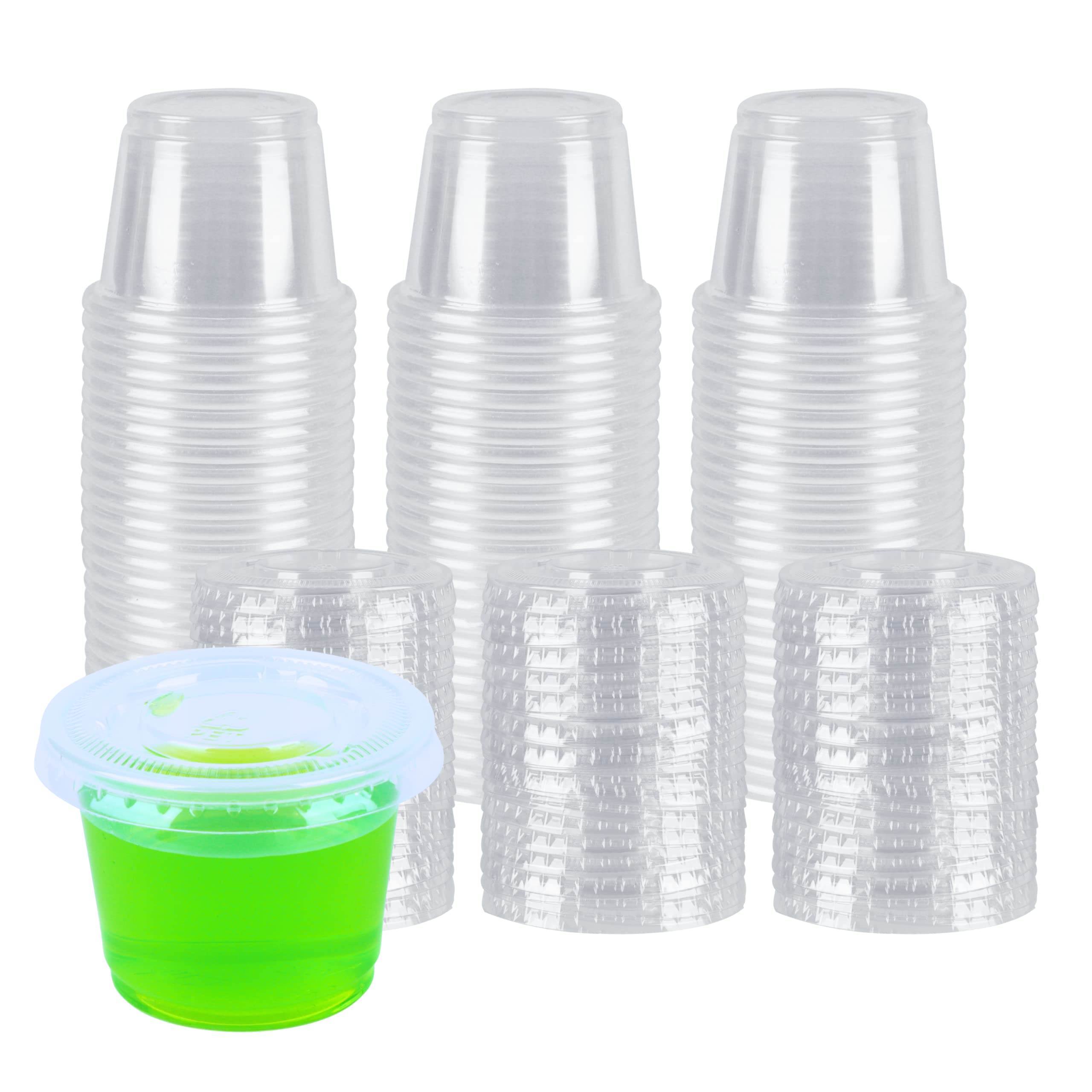 Jello shot store cups with lids