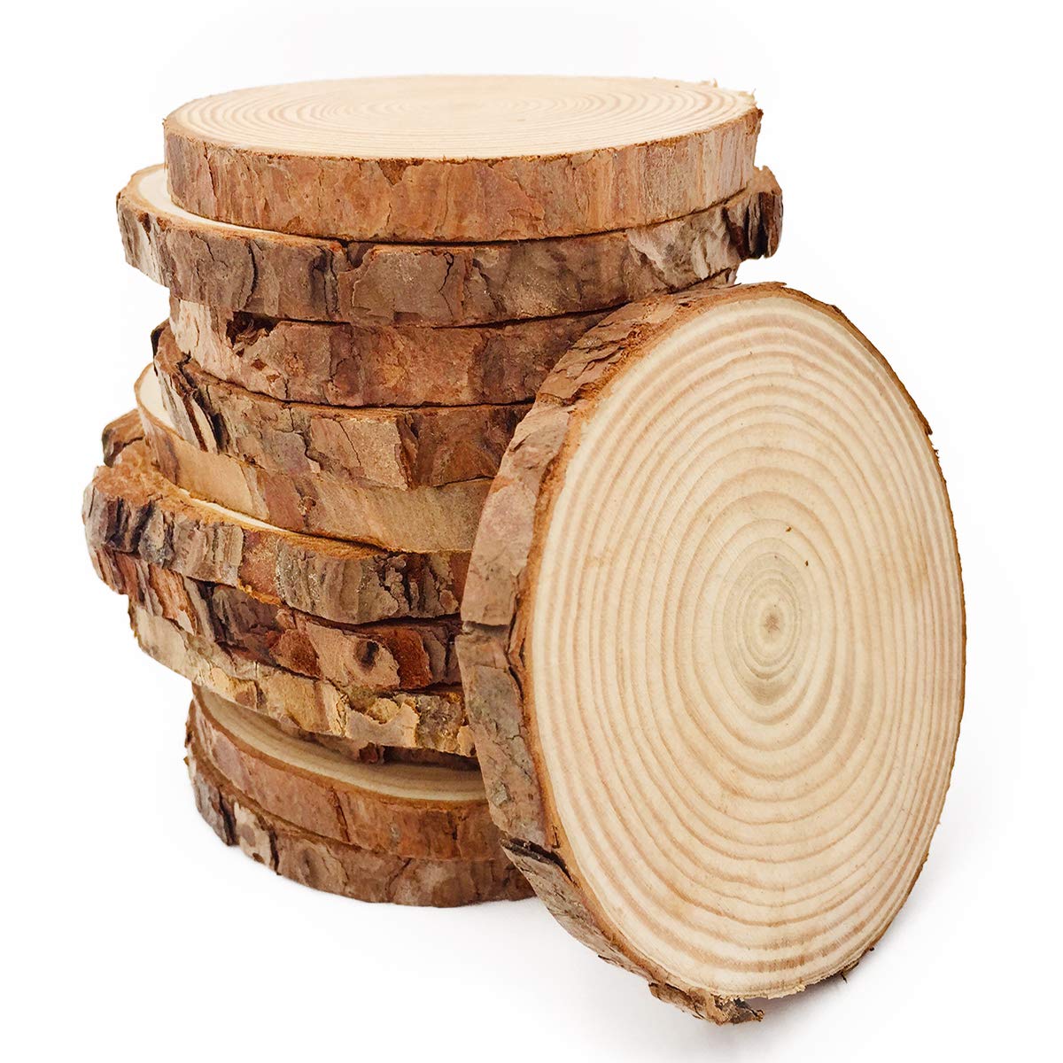 20 Wood Slices 6 8 Cm Rustic Wood Rounds 3 Inch Wood Slices Wood