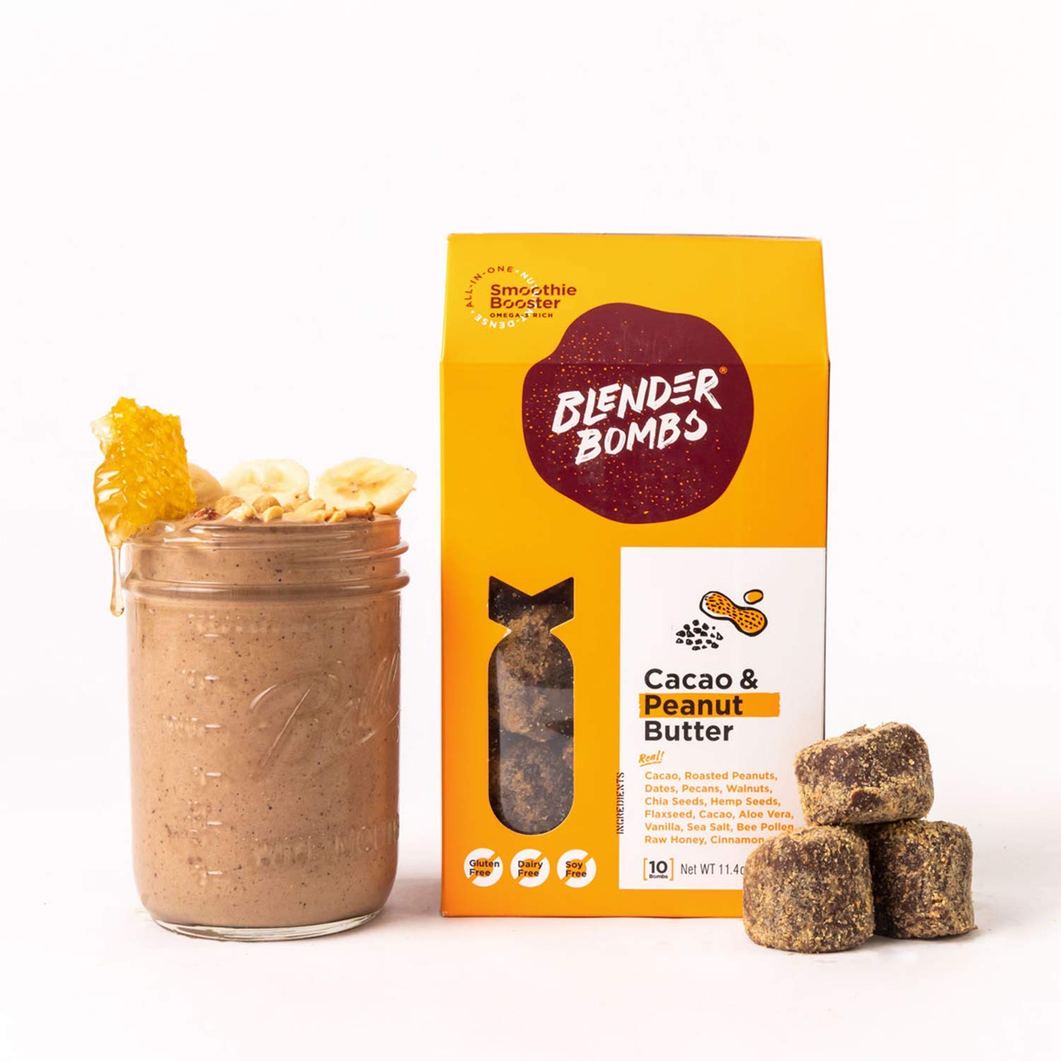 BLENDER BOMBS - CACAO AND PEANUT BUTTER 6pk
