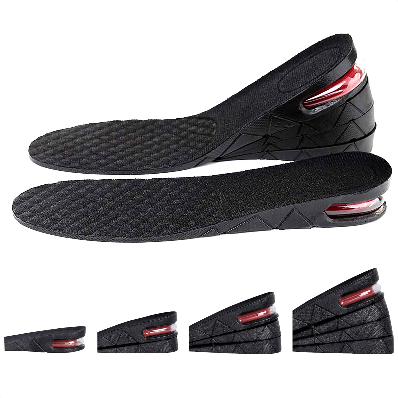 Amazon.com: Svowin 3 Layers Adjustable Height Increase Insoles, Heel Lift  Inserts for Leg Length Discrepancies and Achilles Tendonitis, Heel Cushion  Cups for Heel Pain, Heel Spur, Men and Women (Small) : Health