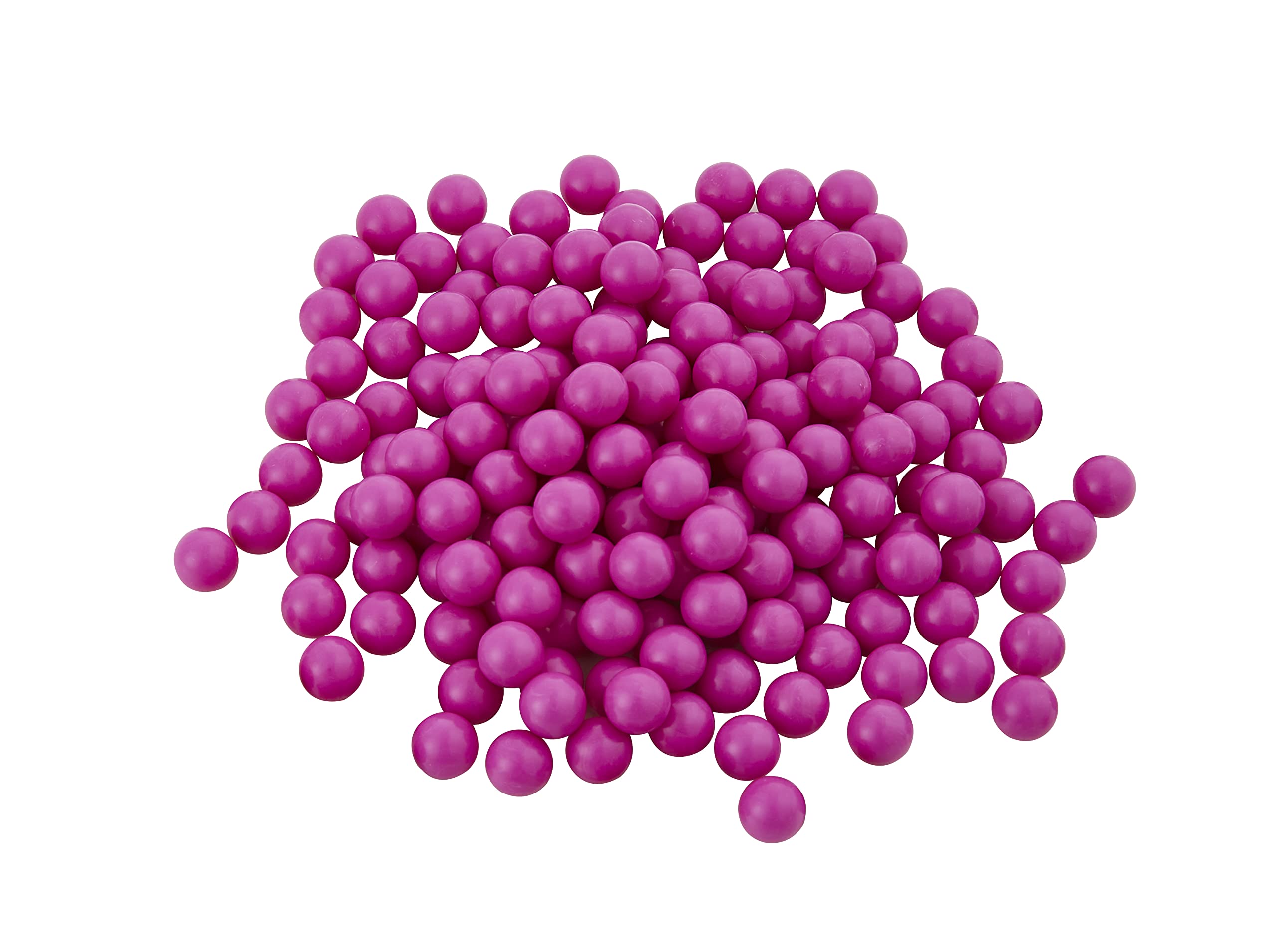 Lambid 200 Rounds .43 Caliber Hard Plastic Nylon Paintball Ammo Projectiles  for Target Practice and Self Defense Purple