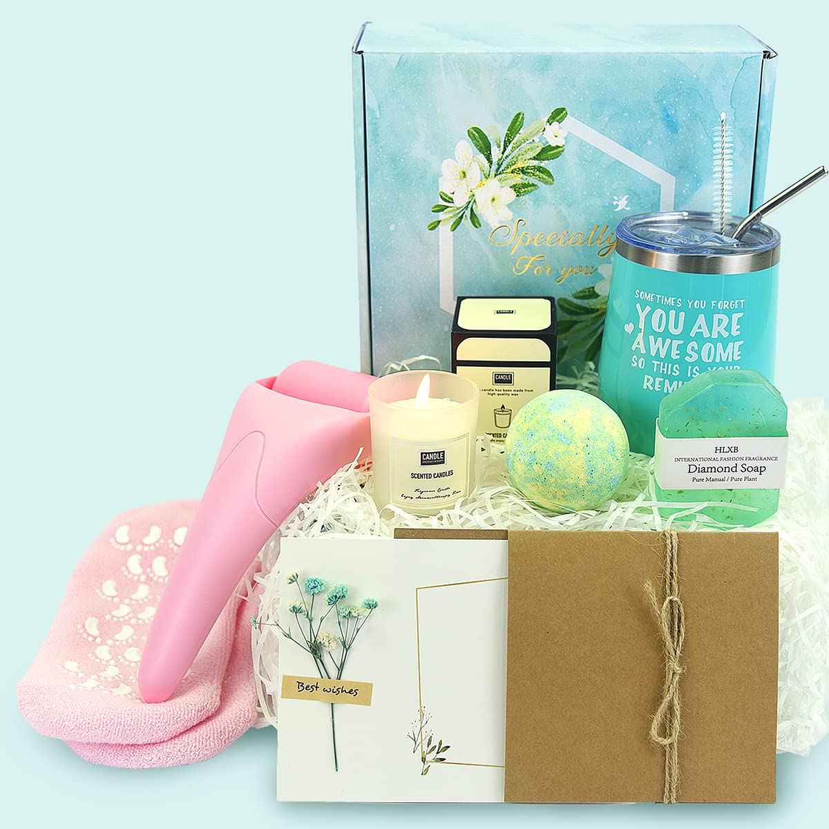 Relaxing Spa Gift Baskets for Women - Birthday Gifts Set for Women, Unique  Self Care Gift Basket, Christmas Gift Ideas Bath Set for Mom Sister Wife  and Girlfriend (Pink) - Yahoo Shopping