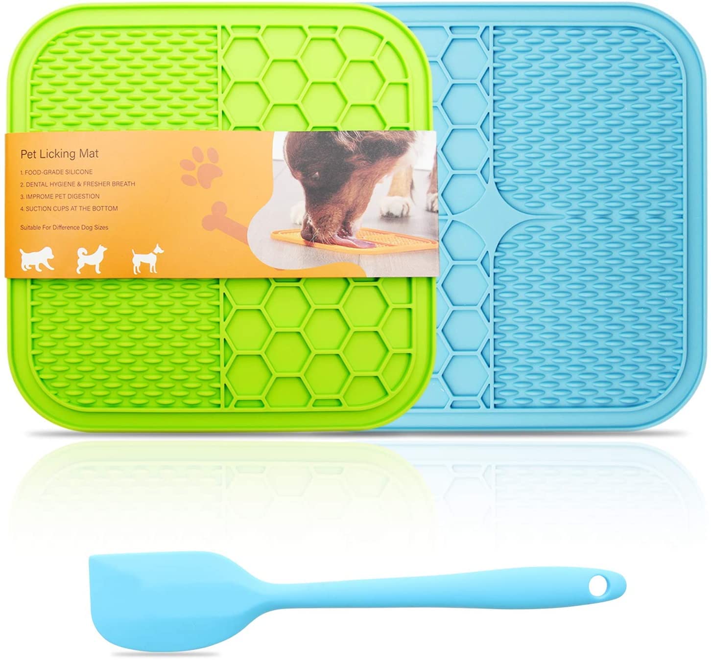 Lick Mat Dogs + Cats 100% Silicone BPA Free