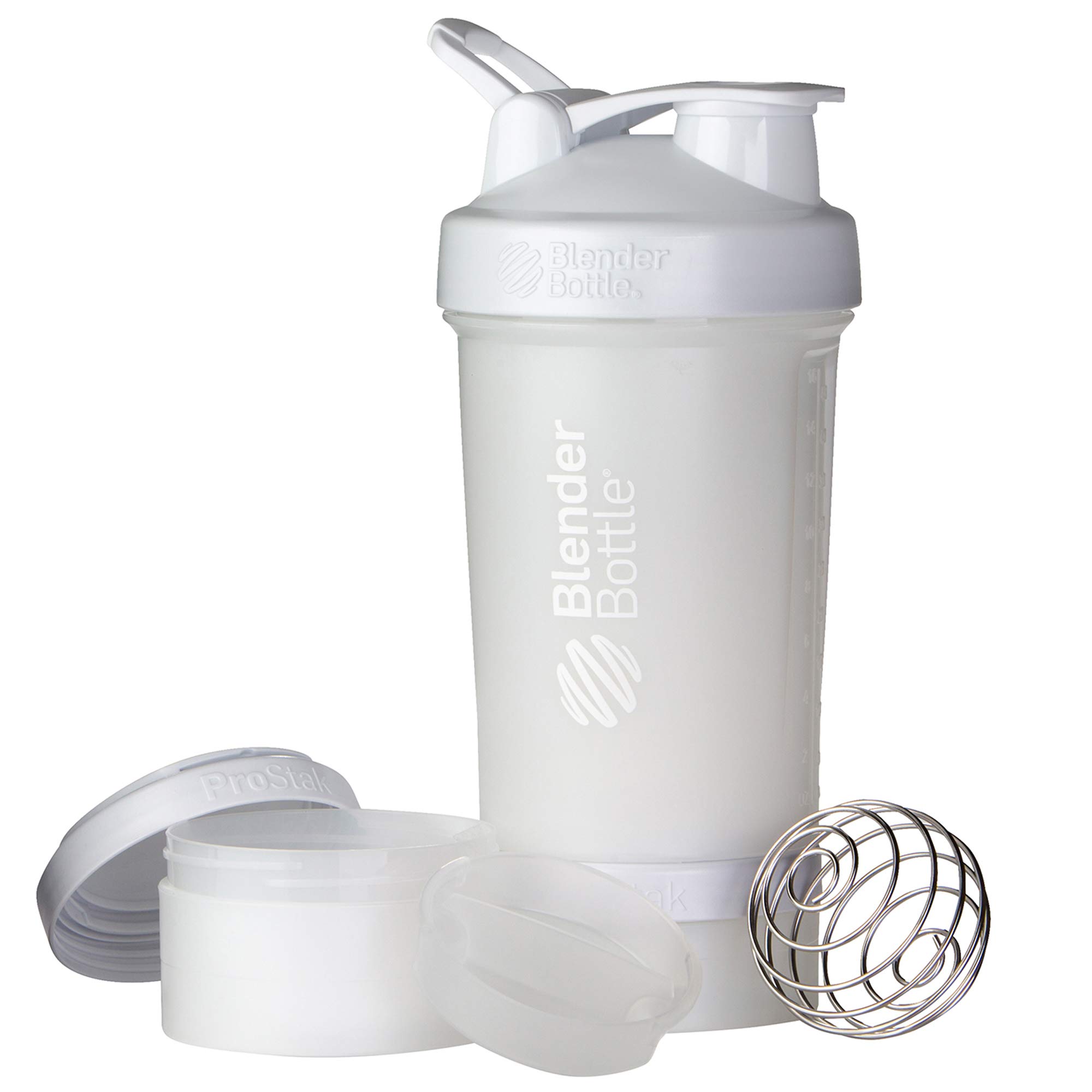 BlenderBottle GoStak Food Storage Containers - White