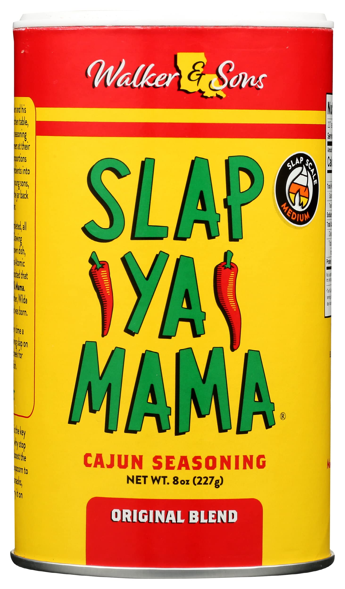 One 8 oz Slap Ya Mama Cajun Seasoning White Pepper Blend