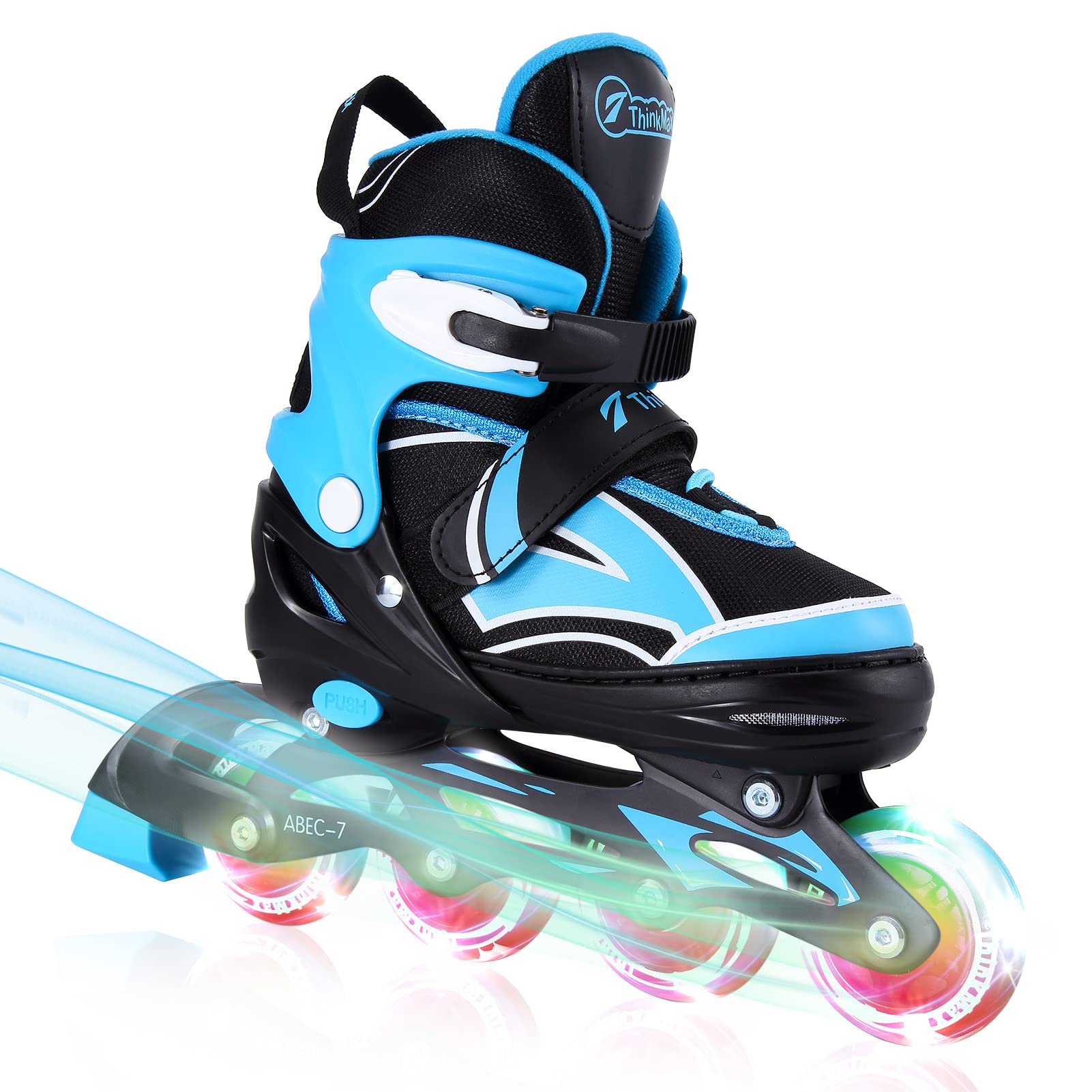 Kids Roller Skates Adjustable Roller Skates with Light Up Wheels for Kids,  Beginner, Girls, Boys Outdoor Roller Skating for Toddlers, Skating Shoes
