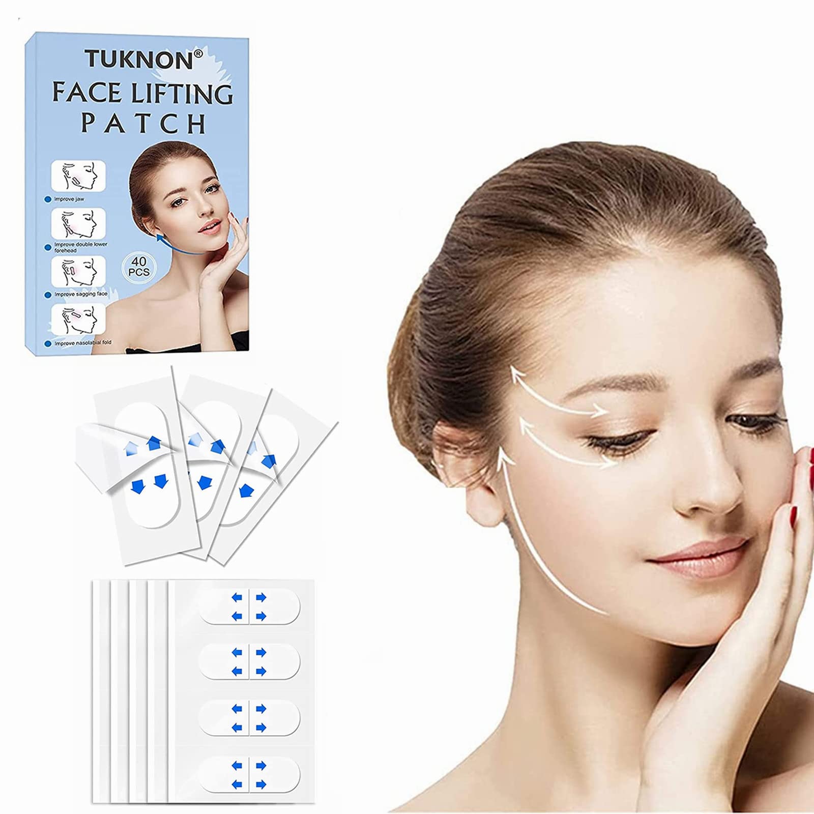 Face Lift Tape, Lift Sticker for Face, Instant Face Lifting Sticker,  Invisible Waterproof Elasticity Wrinkle Lift