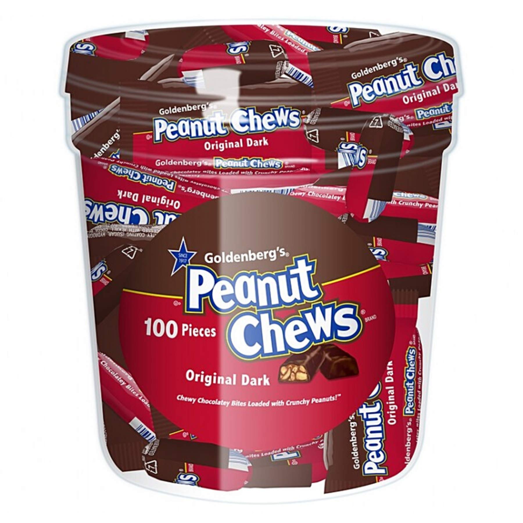 Chew ets Peanut Chews, Milk Chocolatey - 24 pack, 2 oz bars