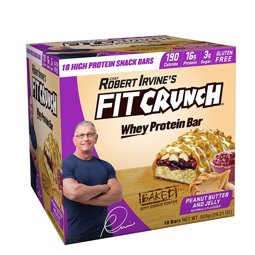 FITCRUNCH Wafer Protein Bars Chocolate Peanut Butter (9ct) – FITCRUNCH