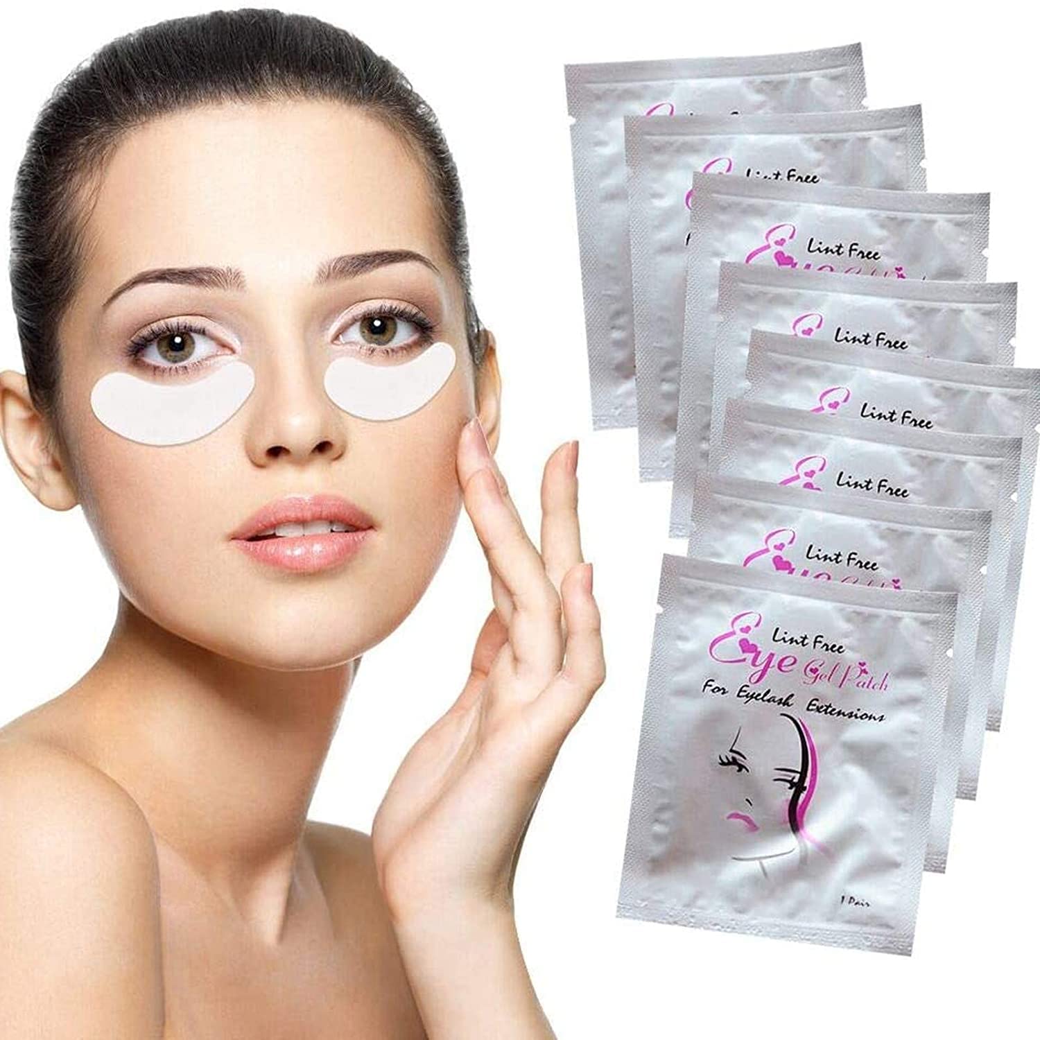 Sunallwell Under Eye Gel Pads 50 Pairs Under Eye Patches Isolation