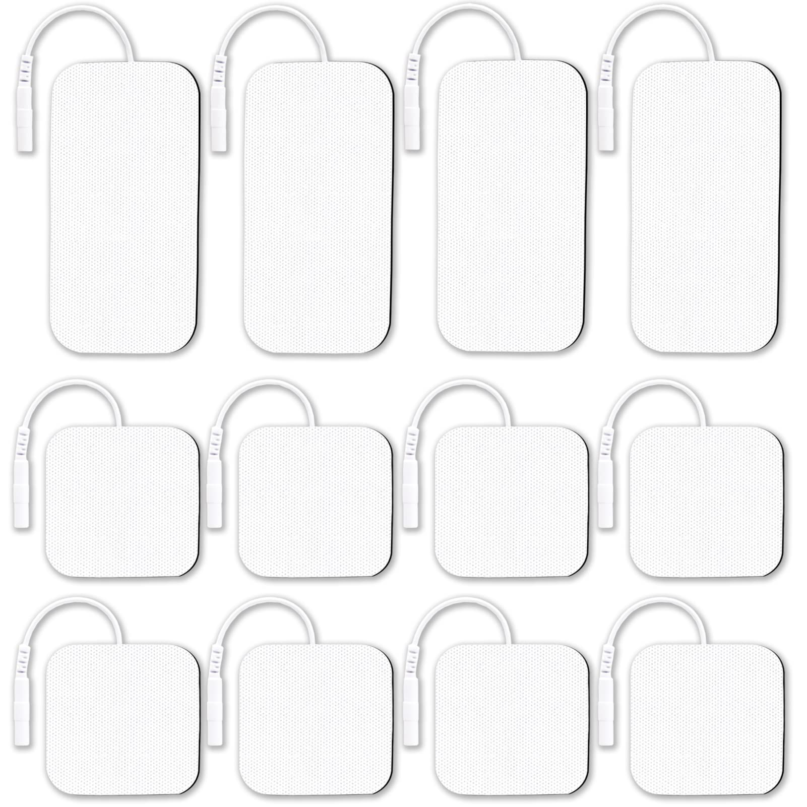Tens Unit Replacement Pads, Latex Free Electrodes Compatible With Tens  Machine Use Pin Connector Lead Wires Such As Auvon Tens, Tens 7000, Etekcity,  Nicwell Care Tens - Temu