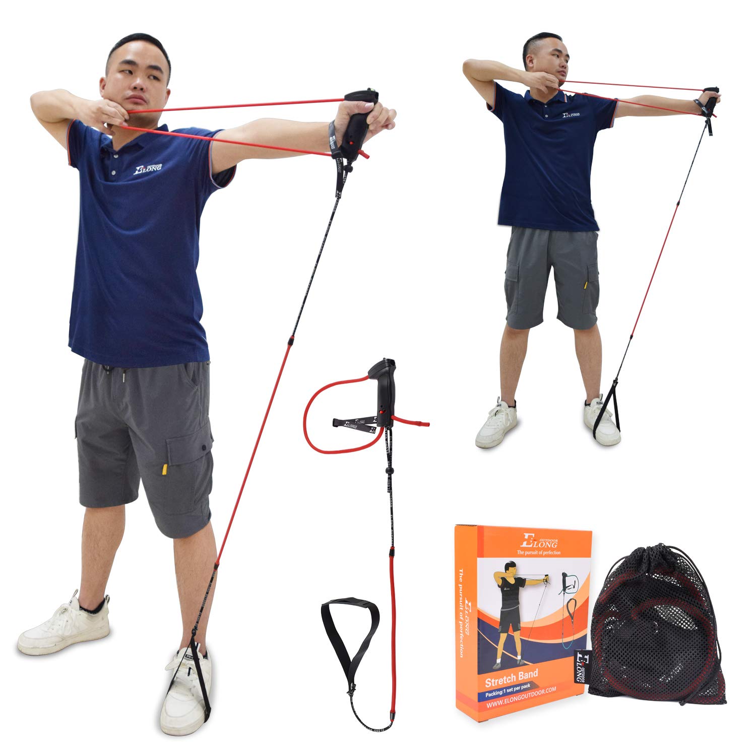 Elong Archery Bow Trainer Draw Training Aid Device Strength