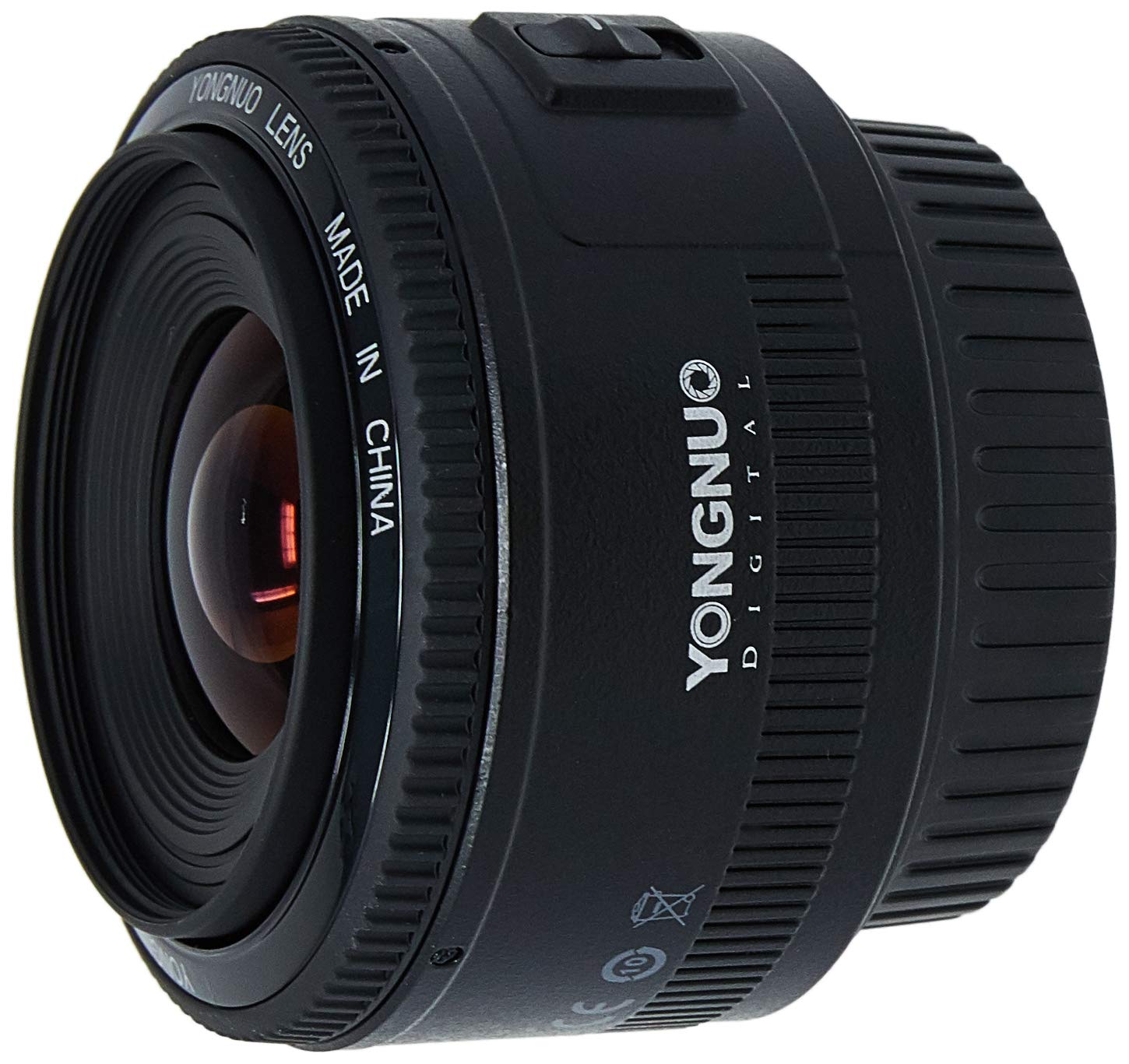 YONGNUO YN35mm F2 Lens 1:2 AF/MF Wide-Angle Fixed/Prime Auto Focus Lens for