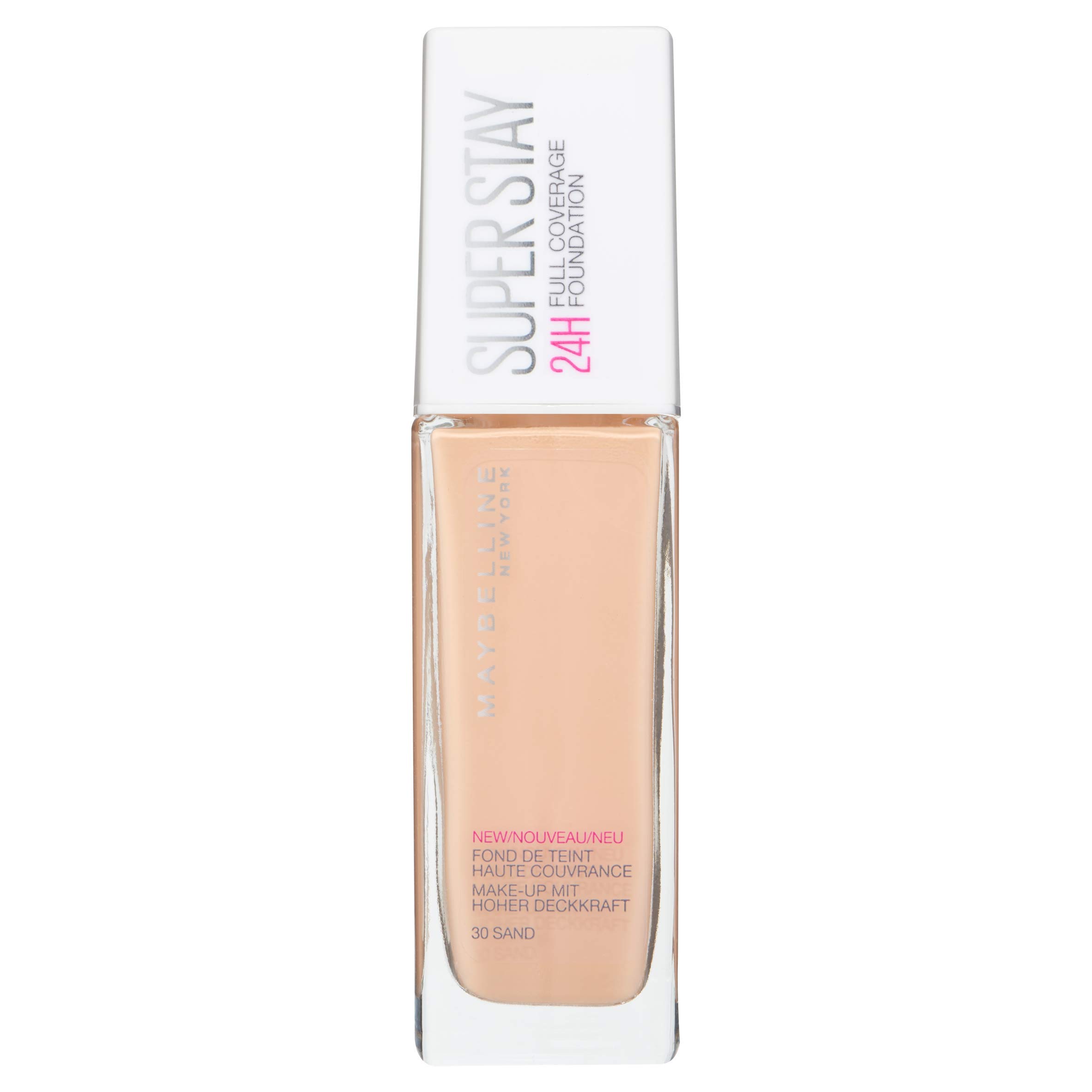 Maybelline New York Foundation, Superstay 24 Hour Longlasting Foundation,  Lightweight Feel, Water and Transfer Resistant, 30 ml, Shade: 60, Caramel