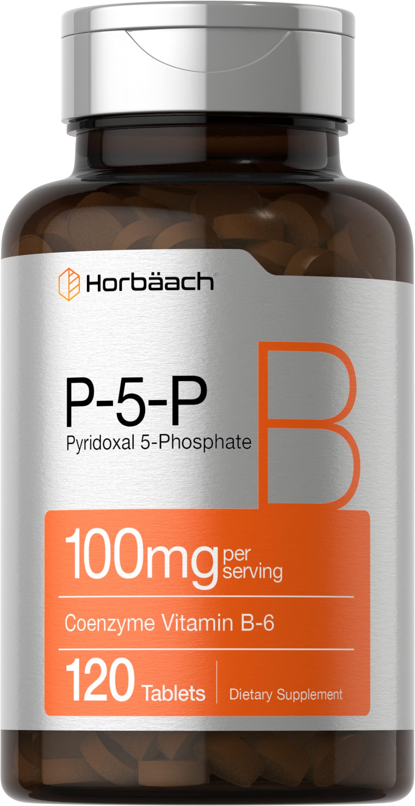 P5P Activated Vitamin B6 100mg 120 Tablets Vegetarian Supplement