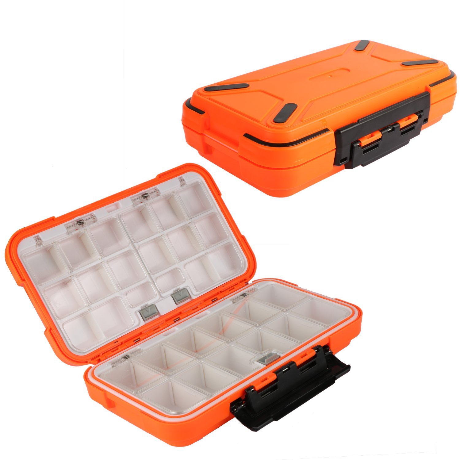 5 Compartments Fishing Tackle Box Lure Storage Baits Gear Accesorios Fishing  Bait Tackle Storage Case
