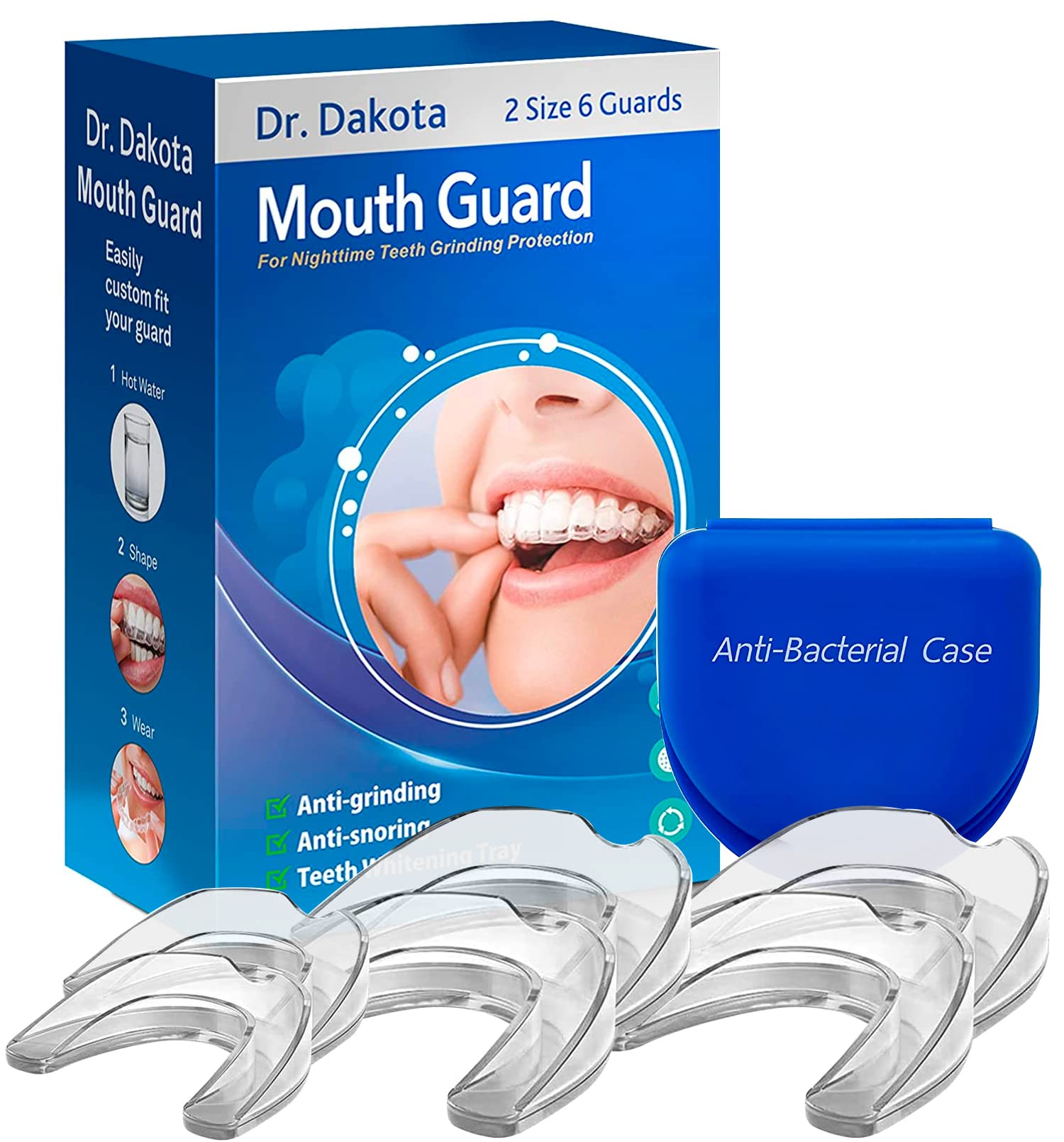 Tooth Whitening Mouth Guard Moldable Teeth Dental Trays - China Teeth  Whitening, Mouth Guard