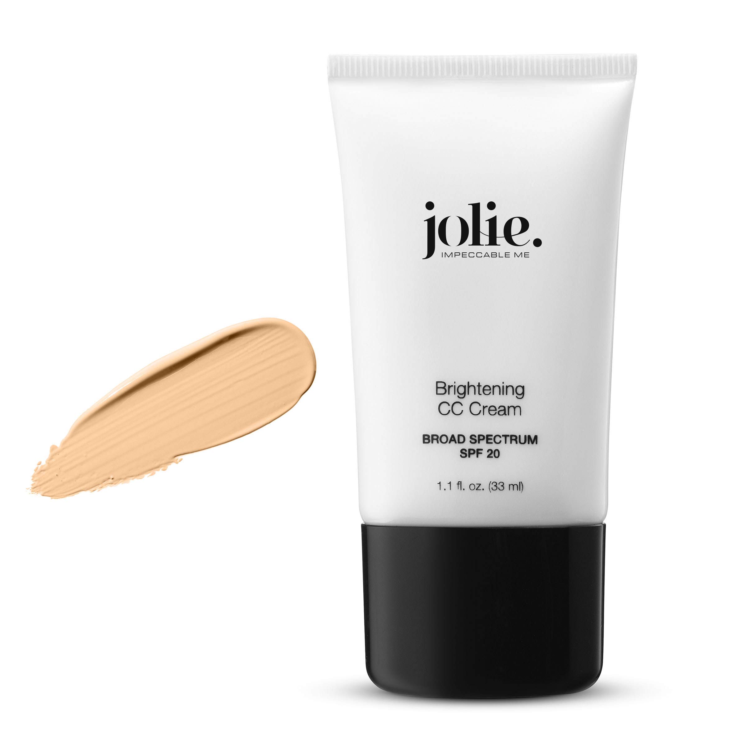 Jolie Self-Adjusting Brightening Color Correcting Sheer Tinted Skin Tone  Radiance CC Cream SPF 20 Oil