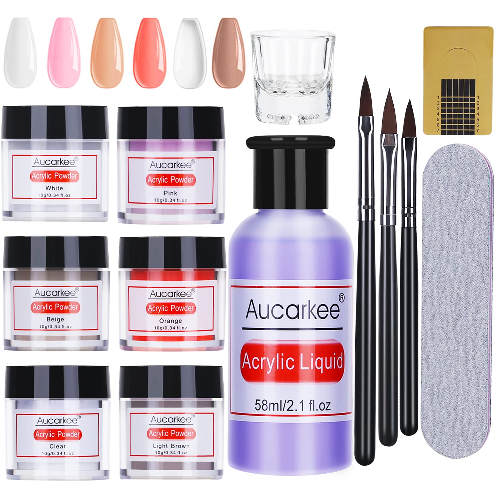 Acrylic Nail Kit for Beginners - Acrylic Powder and Liquid Set