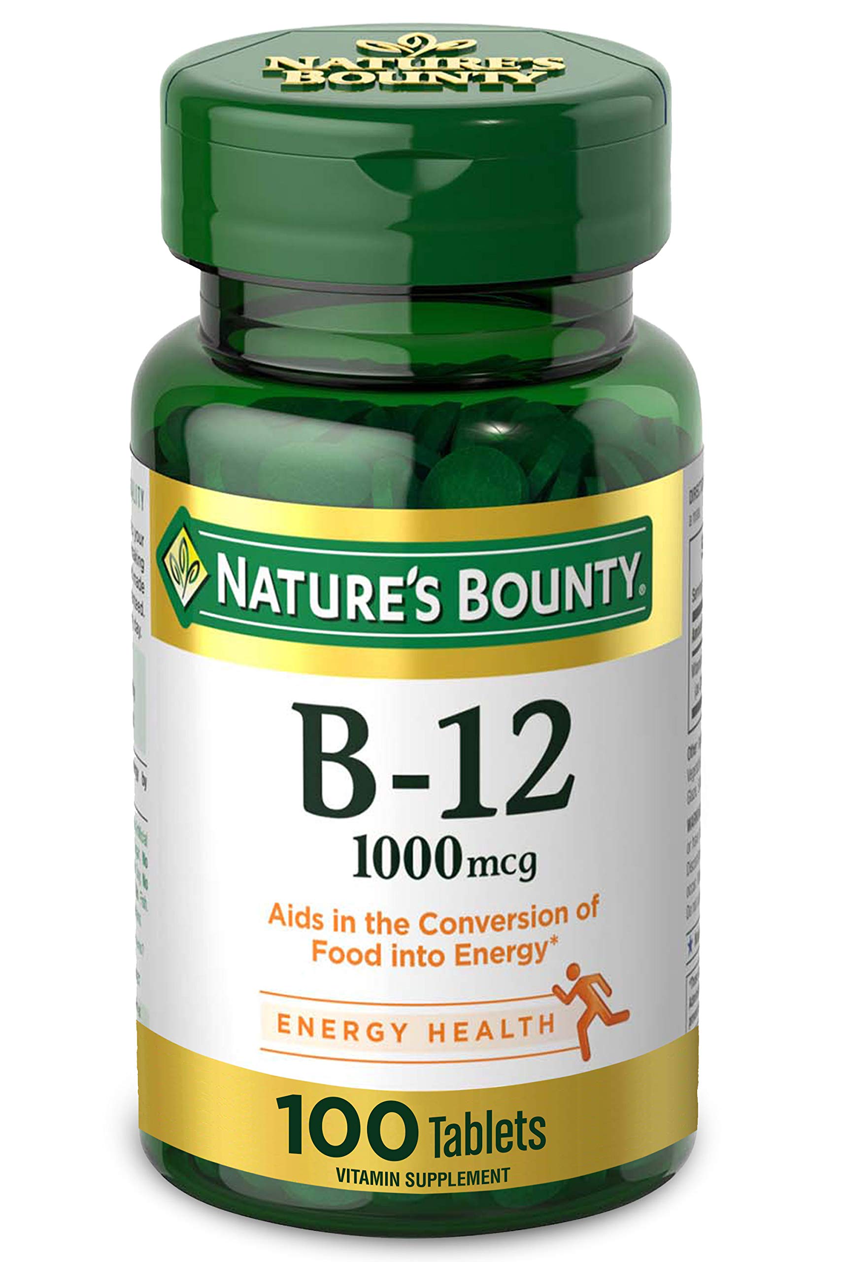 Vitamin B12 By Nature s Bounty Vitamin Supplement Supports Energy 