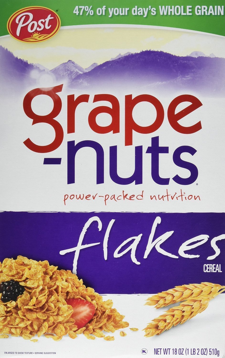 4 pack Grape-Nuts Cereal, Flakes, 18 oz, (pack of 3)