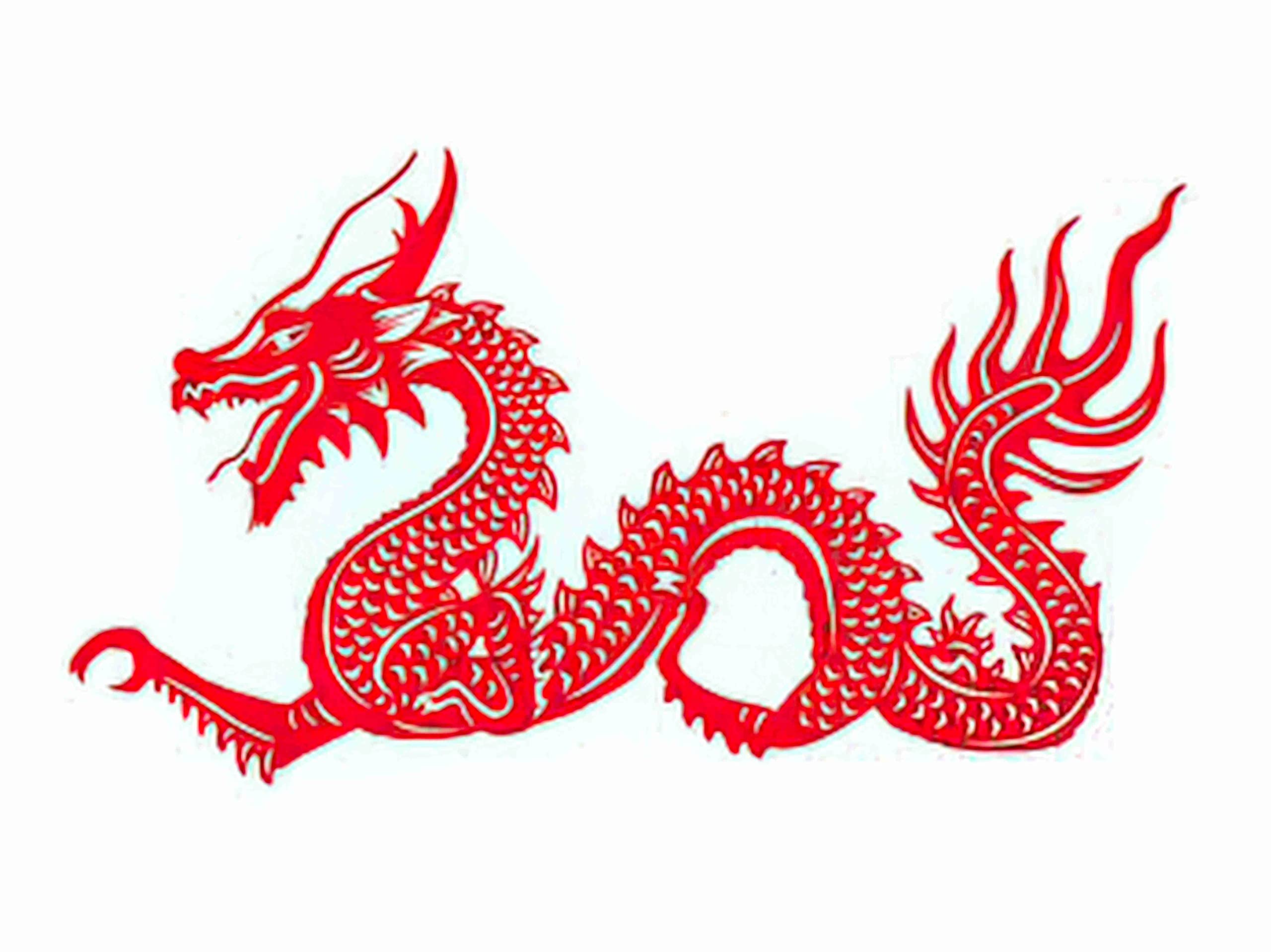 Chinese Style Dragon Tattoo - Dragon Tattoo Art - Sticker | TeePublic