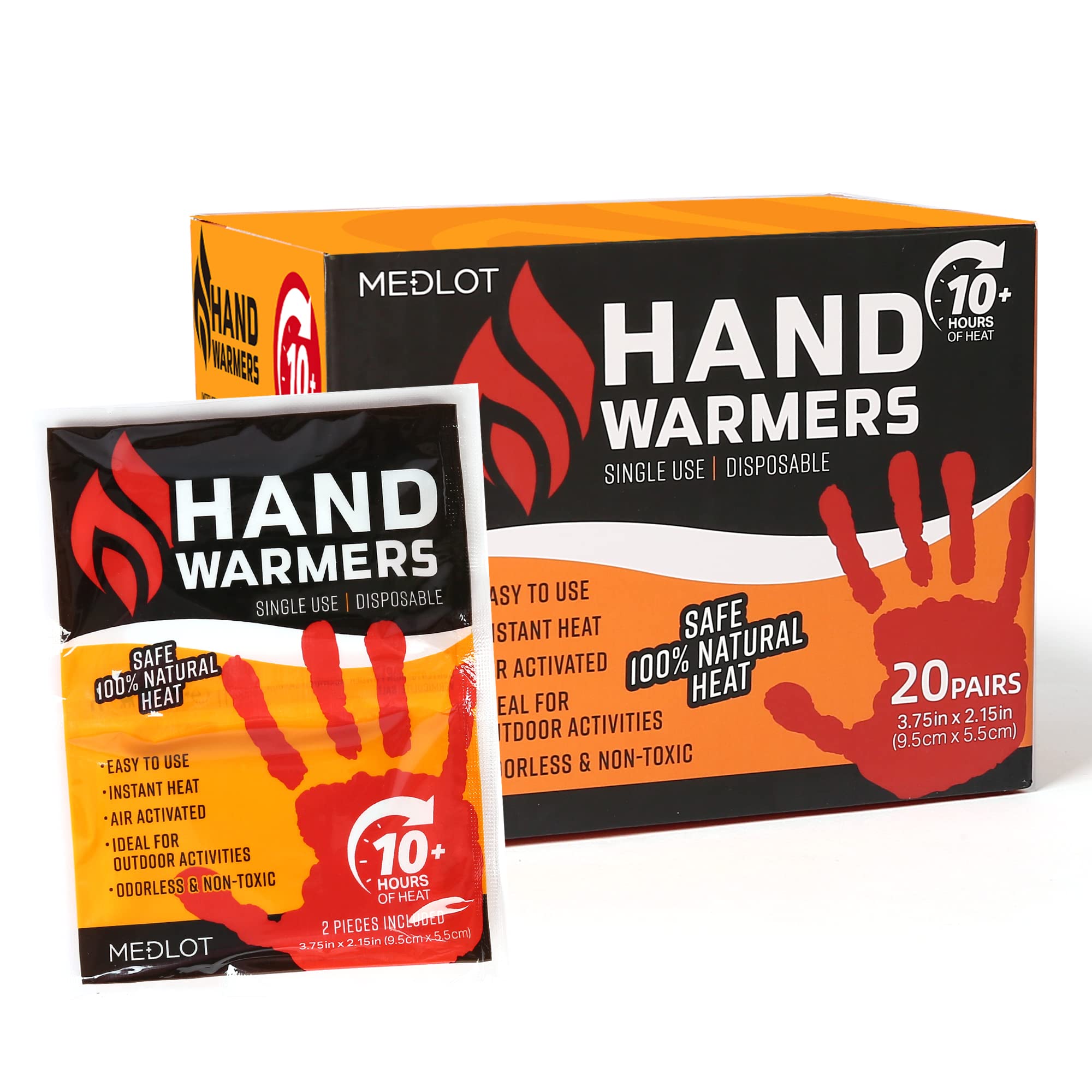 HotHands Hand Warmer Value Pack, White - 10 pairs
