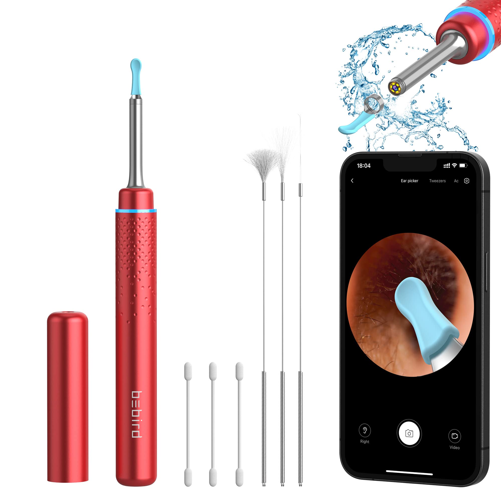 BEBIRD M9 Pro Ear Wax Removal Tool with Ear Camera and 6 LED