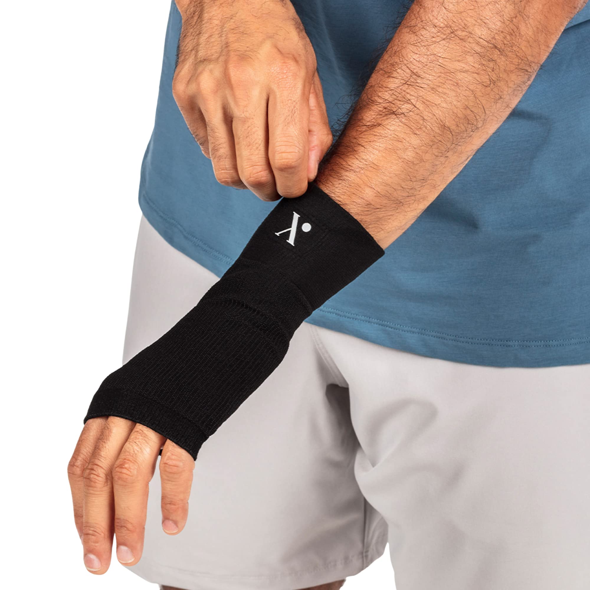 Pain Relieving Wrist Compression Sleeve for Men & Women, Hand and Wrist  Support