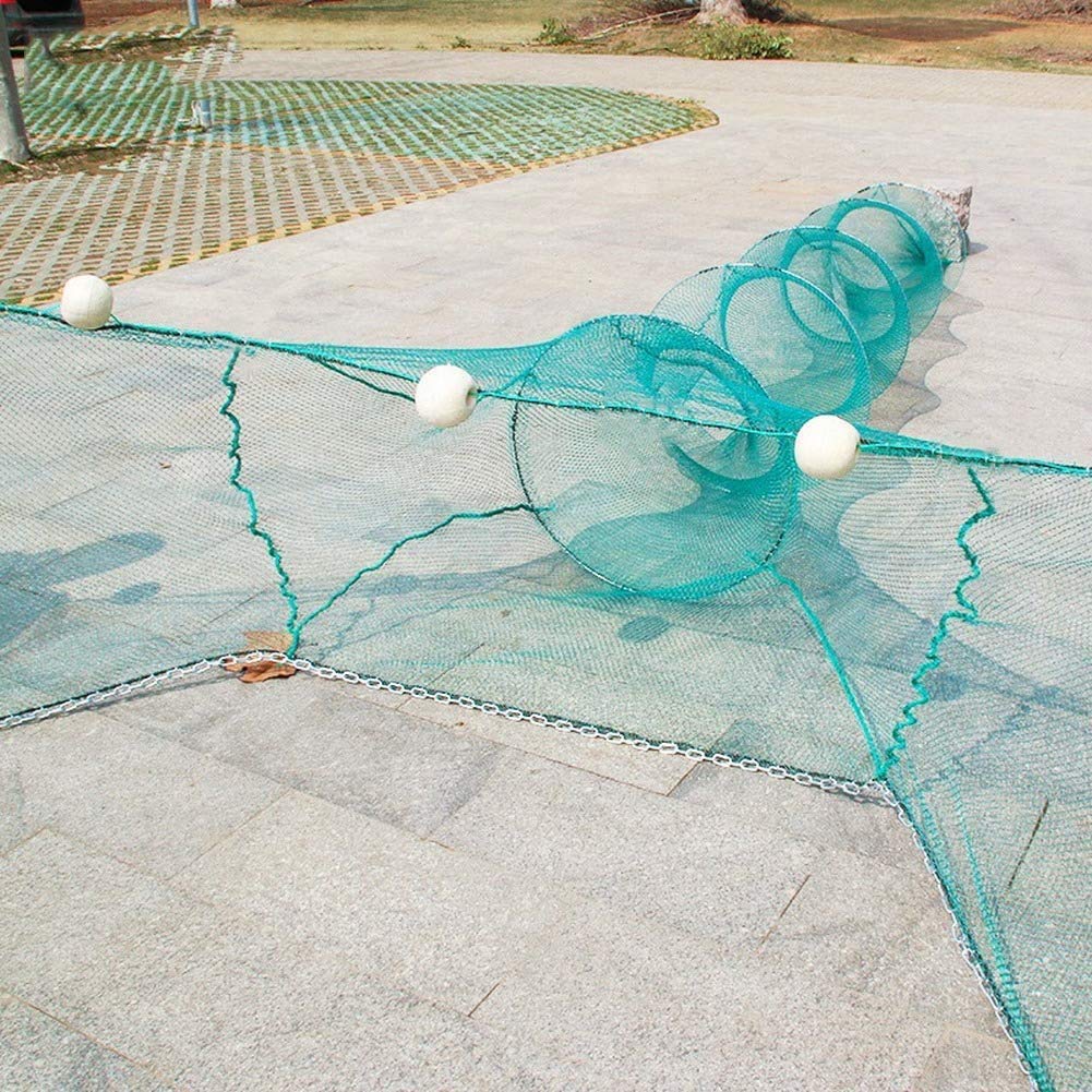 Lawaia Crawfish Trap Fish Trap Fishing Net Collapsible Crab Trap/Portable  Minnow Trap Folded Cast Net